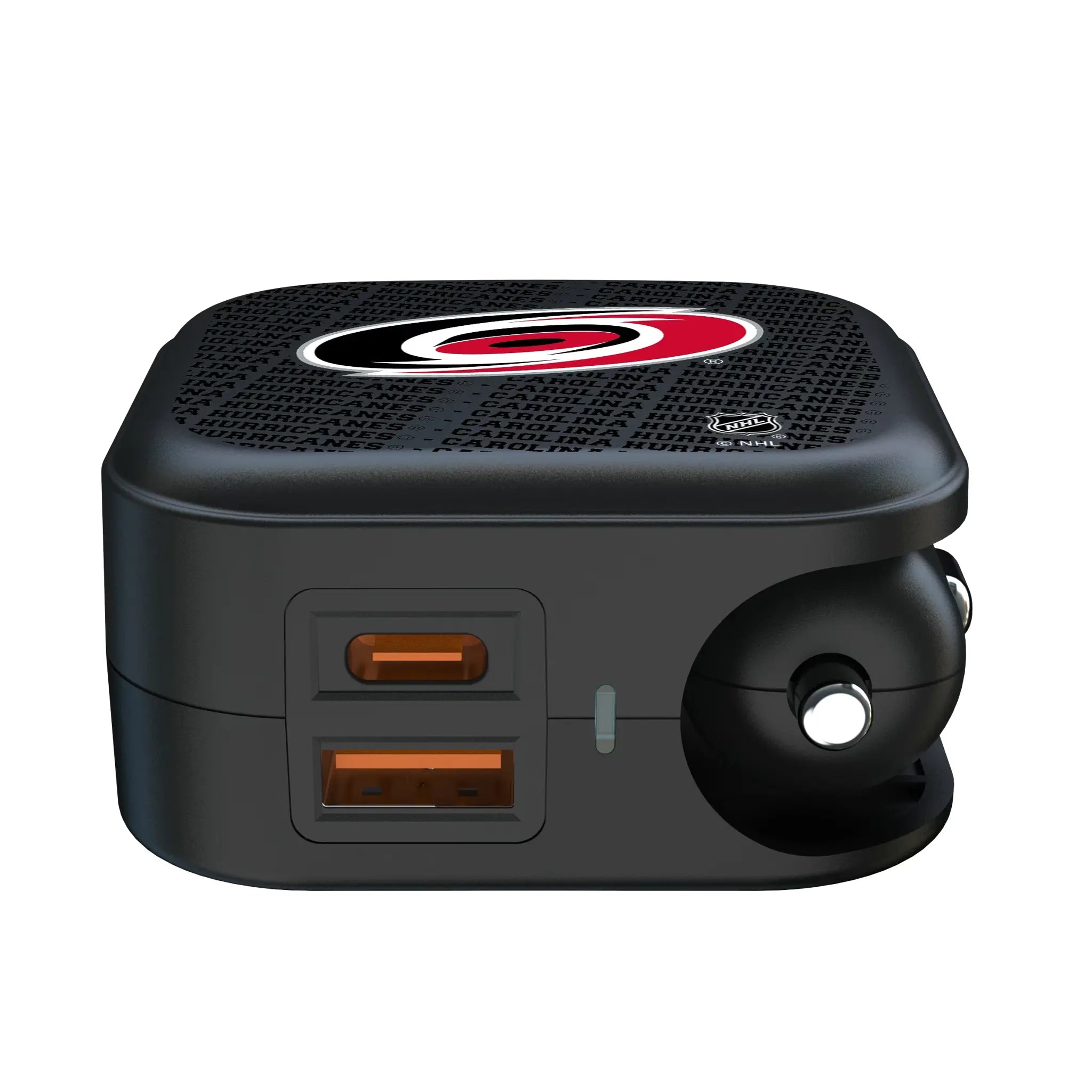Carolina Hurricanes Text Backdrop 2 in 1 USB A/C Charger