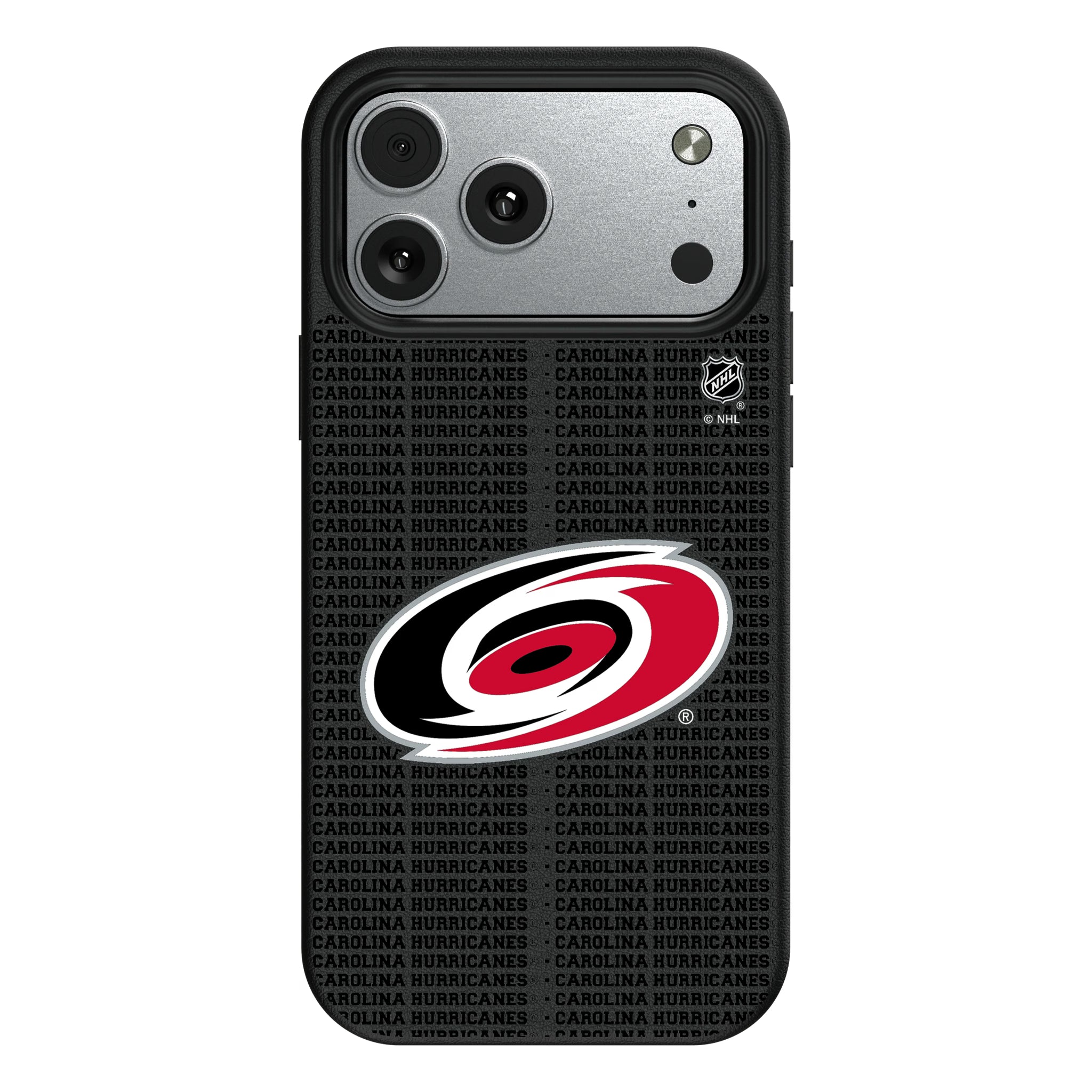 Carolina Hurricanes Text Backdrop iPhone MagSafe Compatible Phone Case for Apple iPhone#Device_iPhone 17 Pro Max