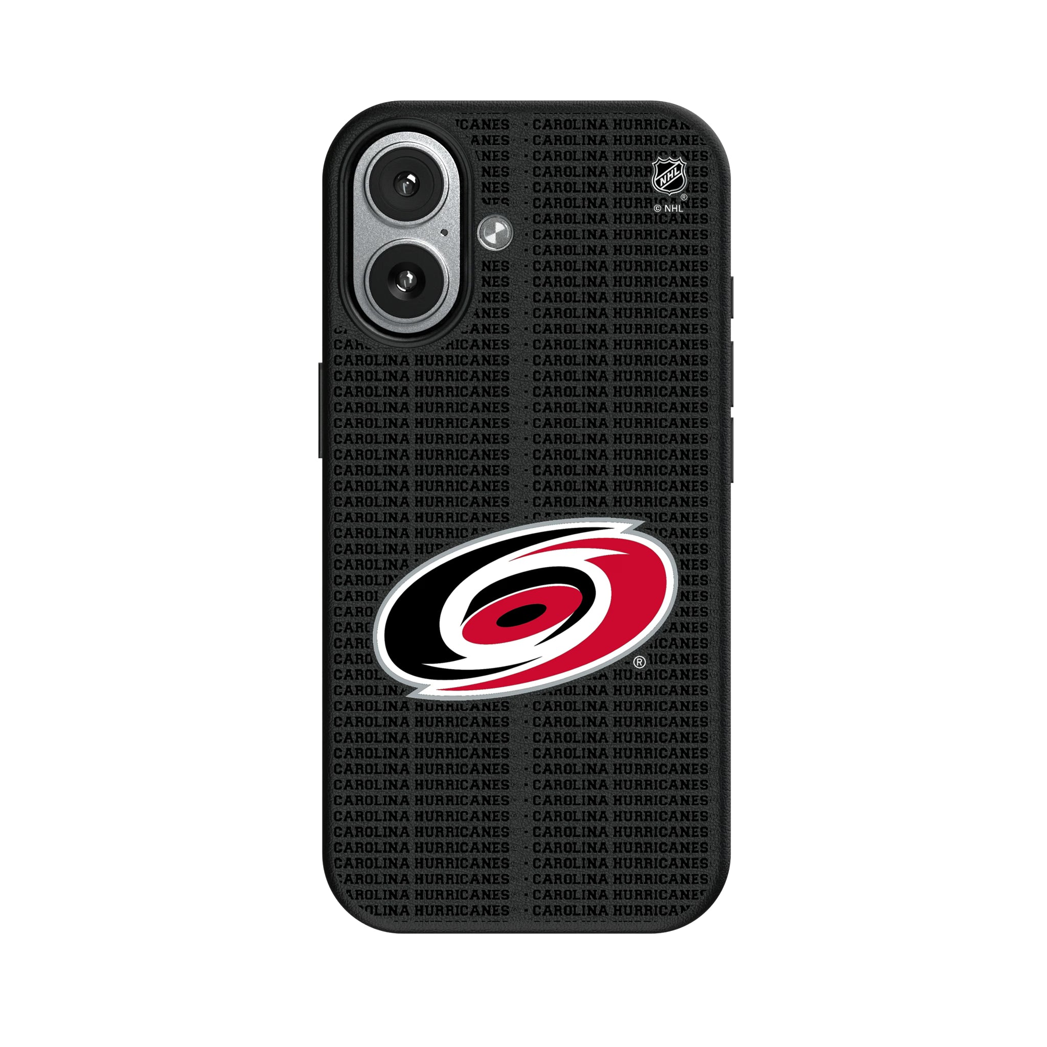 Carolina Hurricanes Text Backdrop iPhone MagSafe Compatible Phone Case for Apple iPhone#Device_iPhone 17