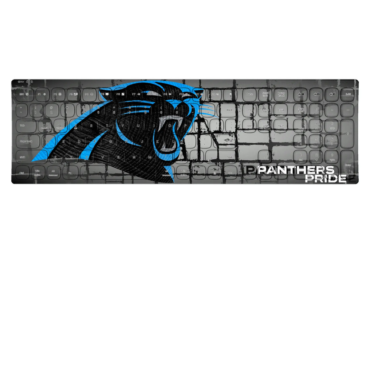 Carolina Panthers Brick KKB605 Curved Wireless Keyboard