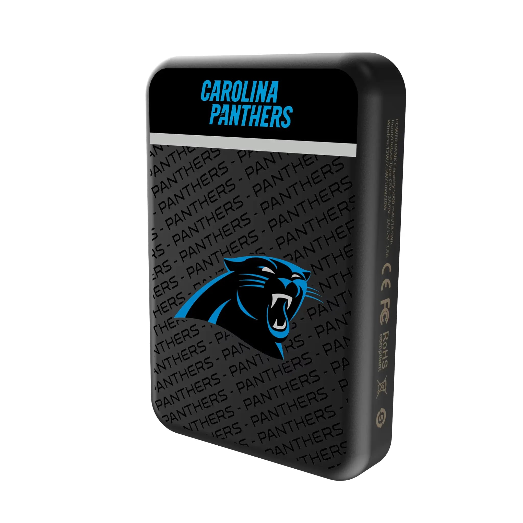 Carolina Panthers Endzone Plus Wireless Mag Power Bank