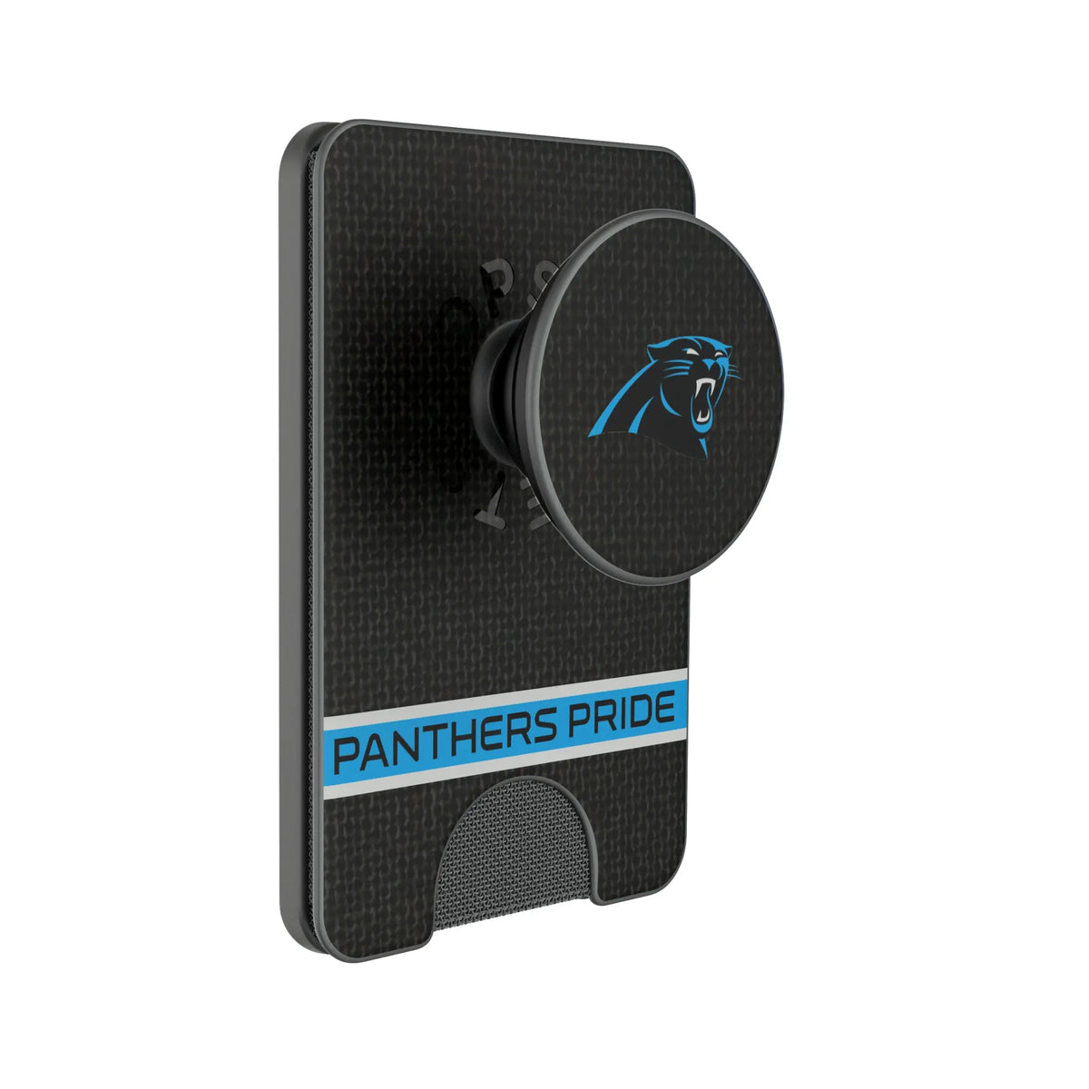 Carolina Panthers Endzone Solid Popsockets Wallet Magnetic