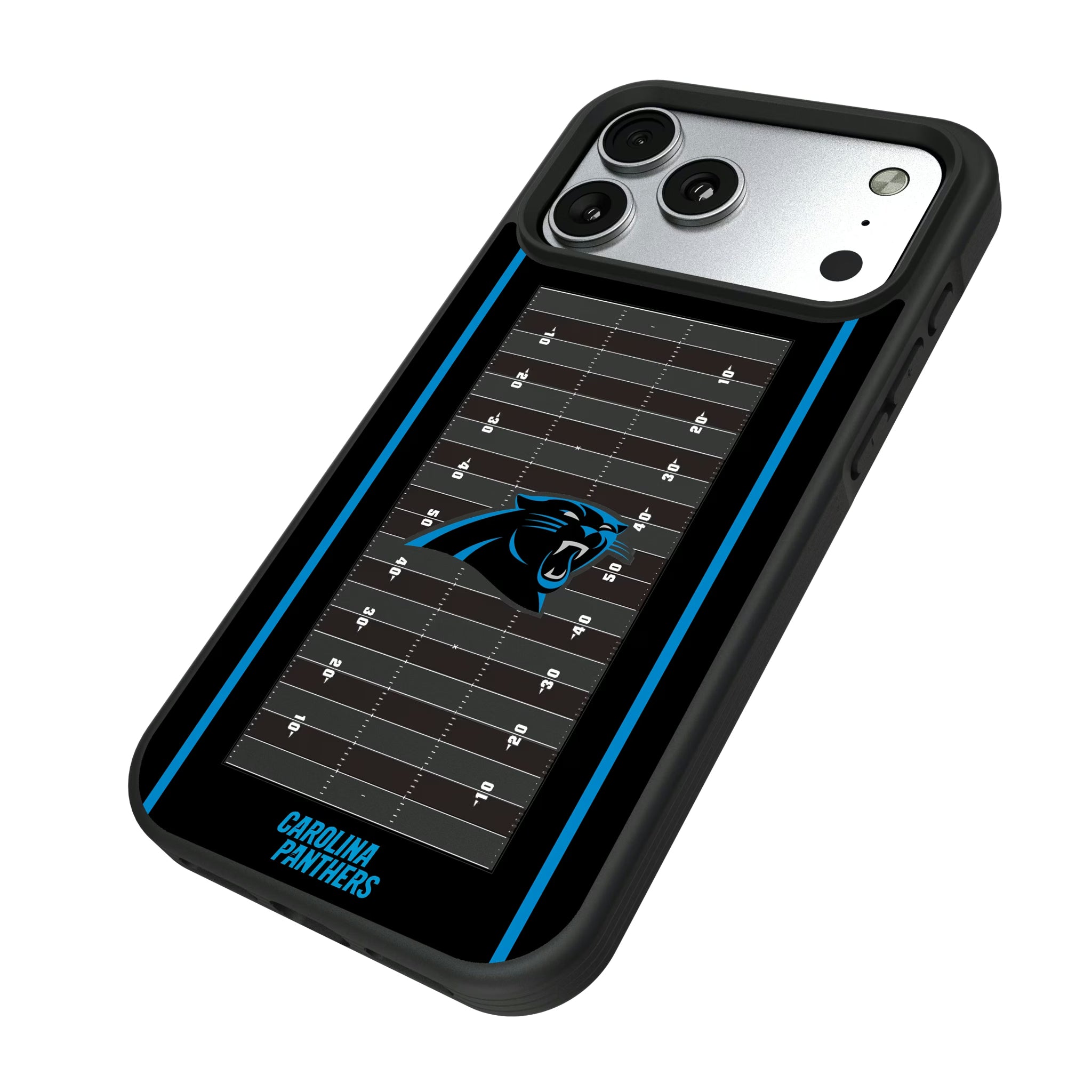 Carolina Panthers Field iPhone Bump Phone Case for Apple iPhone - Isometric View#Device_iPhone 17 Pro Max