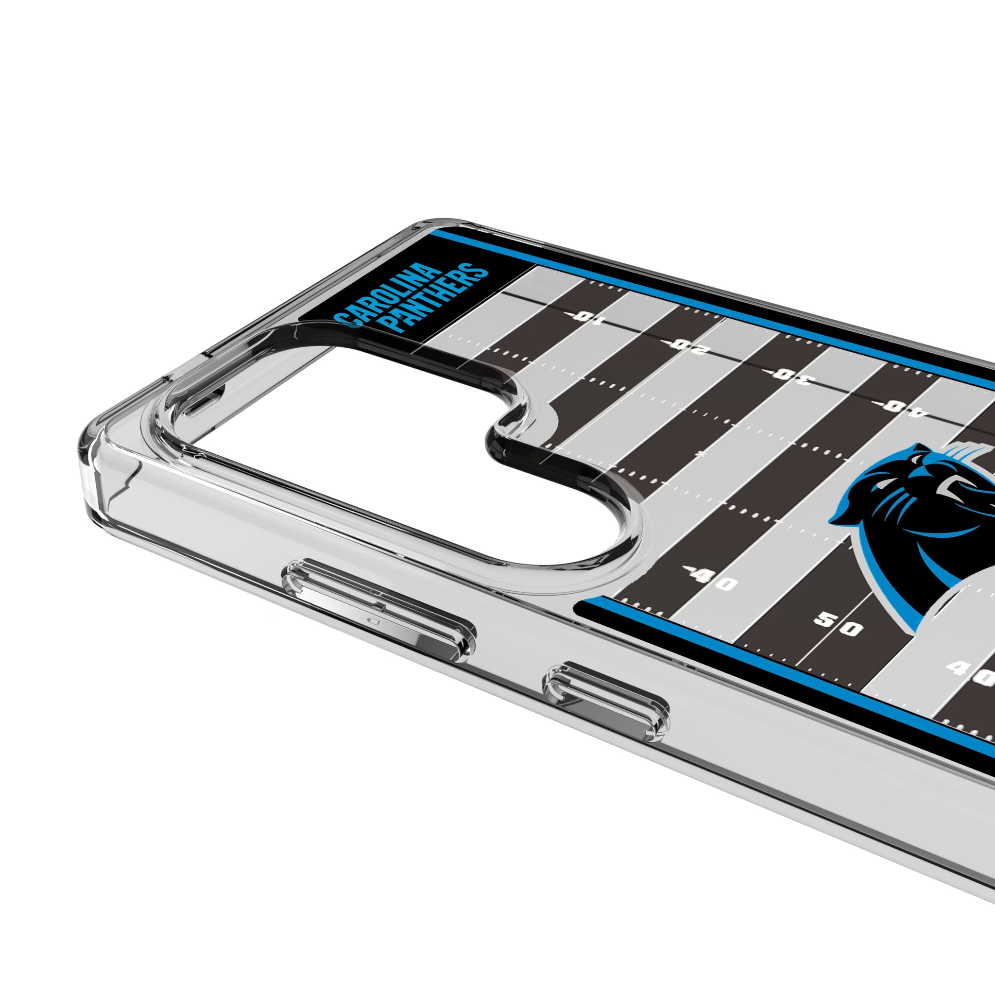 Carolina Panthers Field Galaxy Clear Phone Case for Samsung Galaxy - Detail