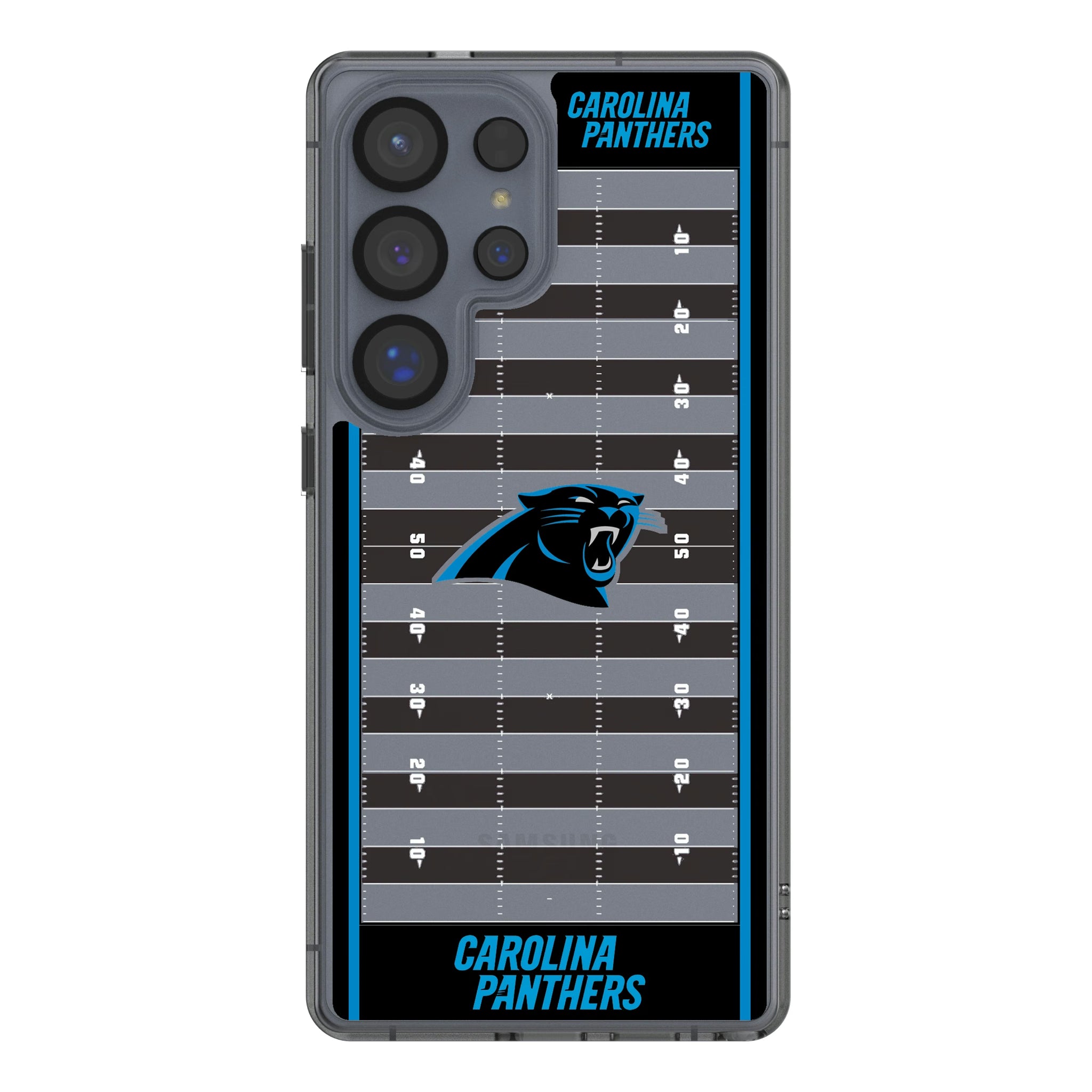 Carolina Panthers Field Galaxy Clear Phone Case for Samsung Galaxy