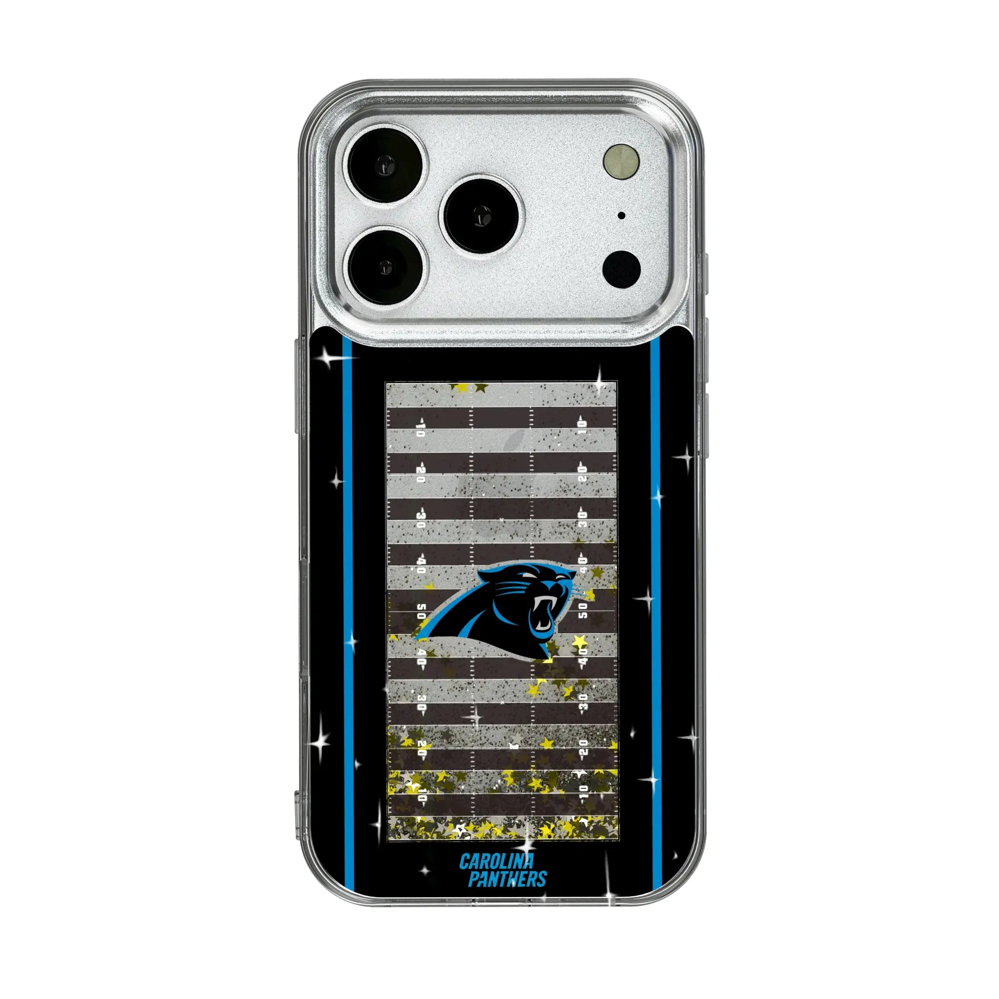 Carolina Panthers Field iPhone Glitter Phone Case for Apple iPhone
