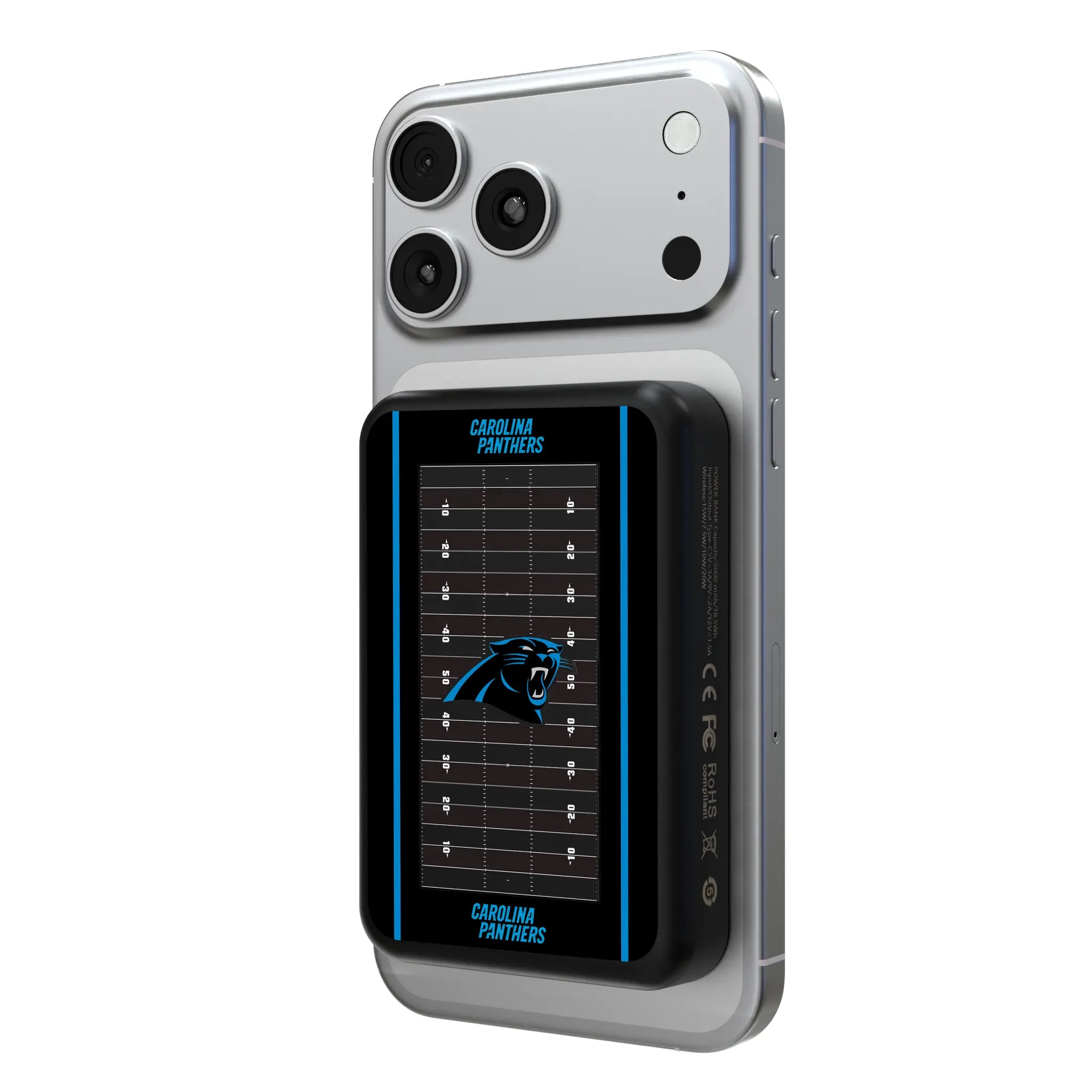 Carolina Panthers Field Wireless Mag Power Bank