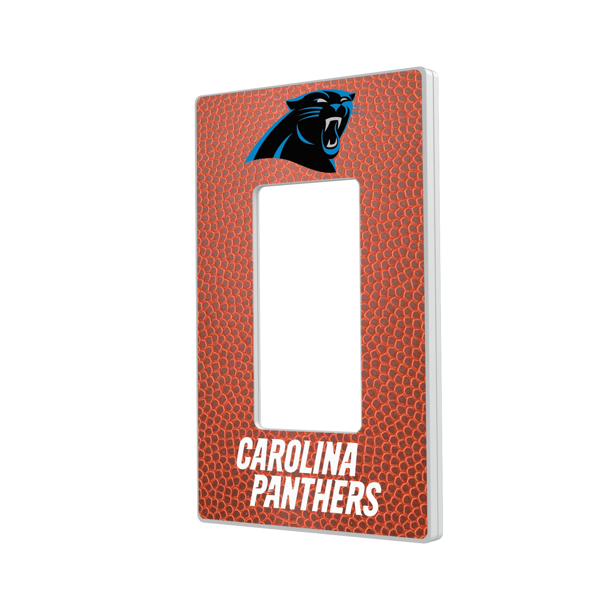 Carolina Panthers Football Hidden-Screw Light Switch Plate#Style_Single Rocker