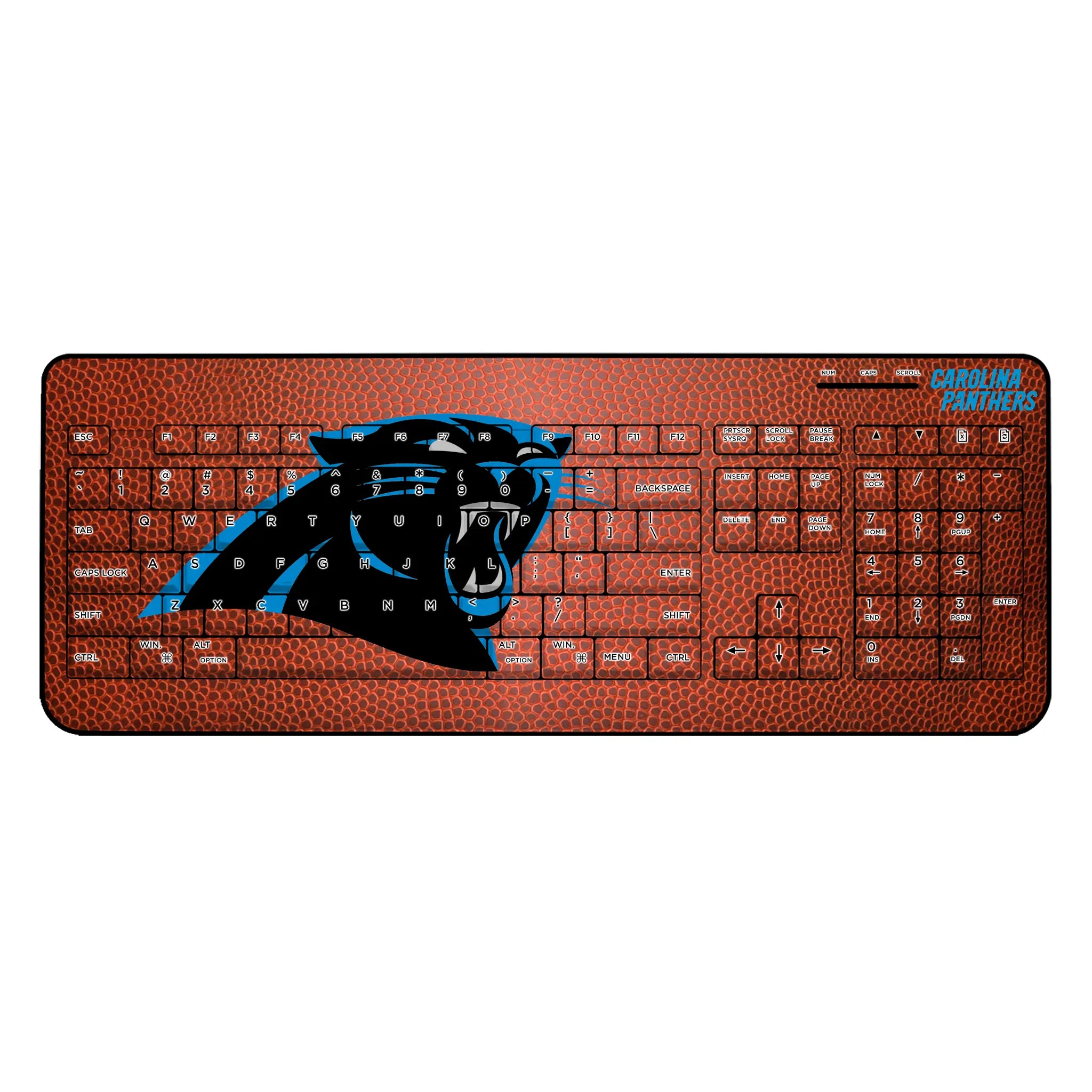 Carolina Panthers Football Wireless USB Keyboard