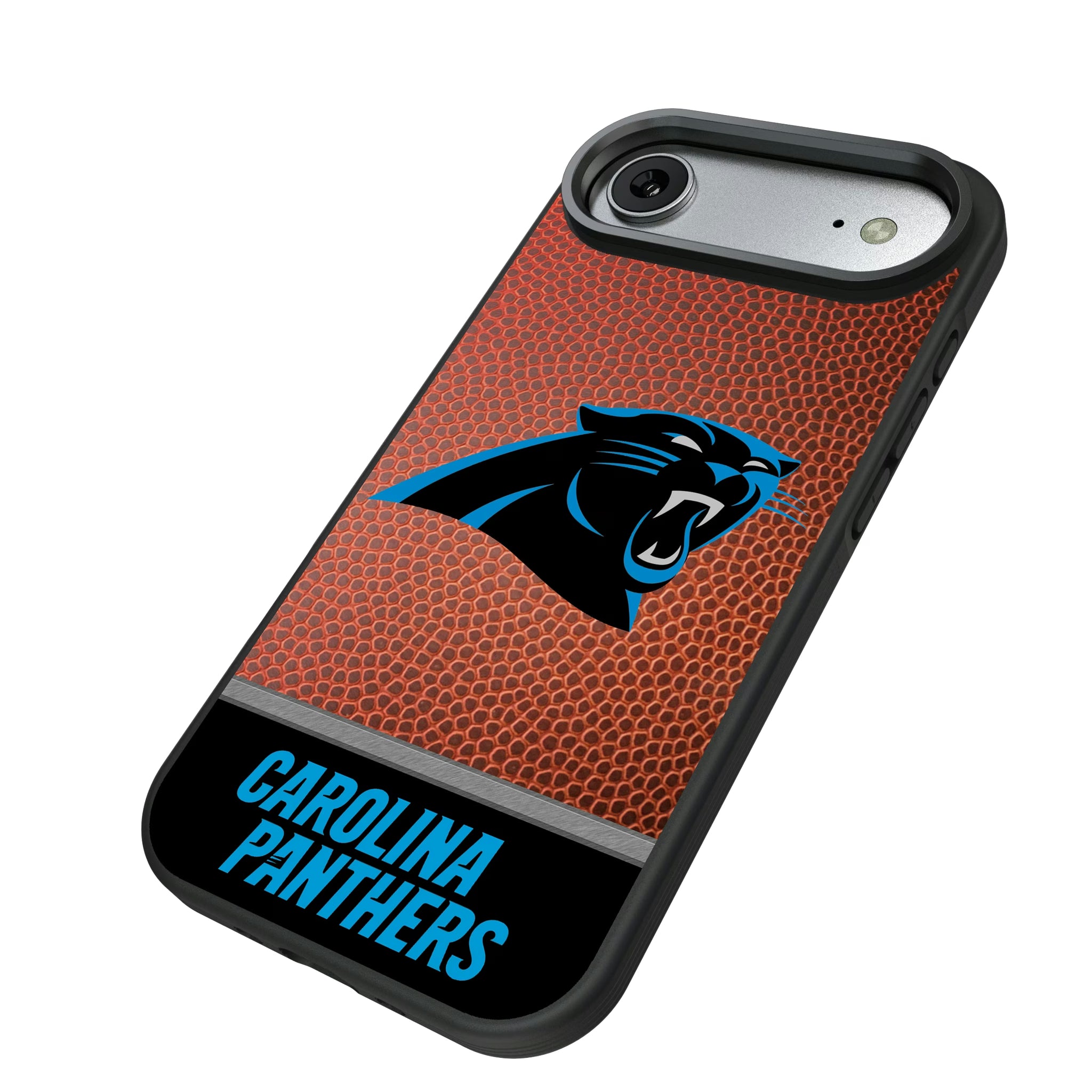 Carolina Panthers Football Wordmark iPhone Bump Phone Case for Apple iPhone - Isometric View#Device_iPhone Air