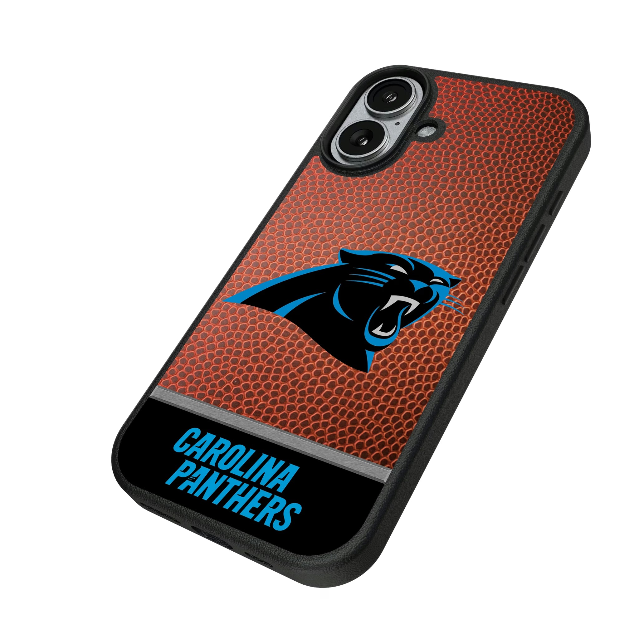 Carolina Panthers Football Wordmark iPhone MagSafe Compatible Phone Case for Apple iPhone - Isometric View#Device_iPhone 17