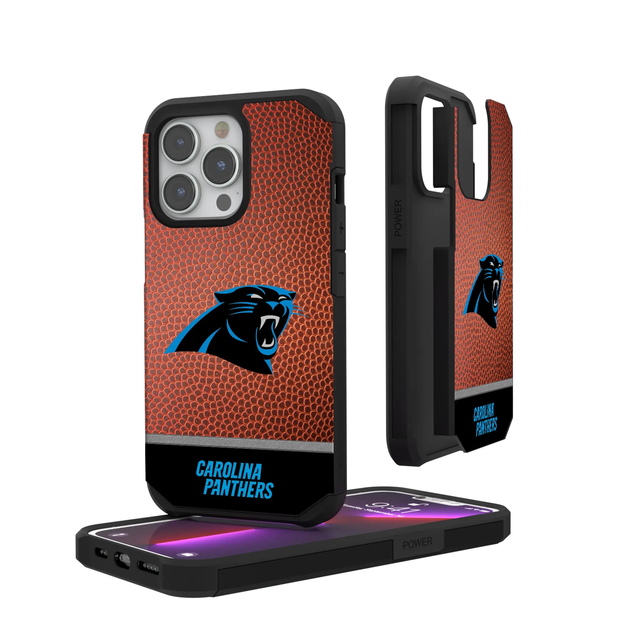 Carolina Panthers Football Wordmark iPhone Rugged Phone Case for Apple iPhone