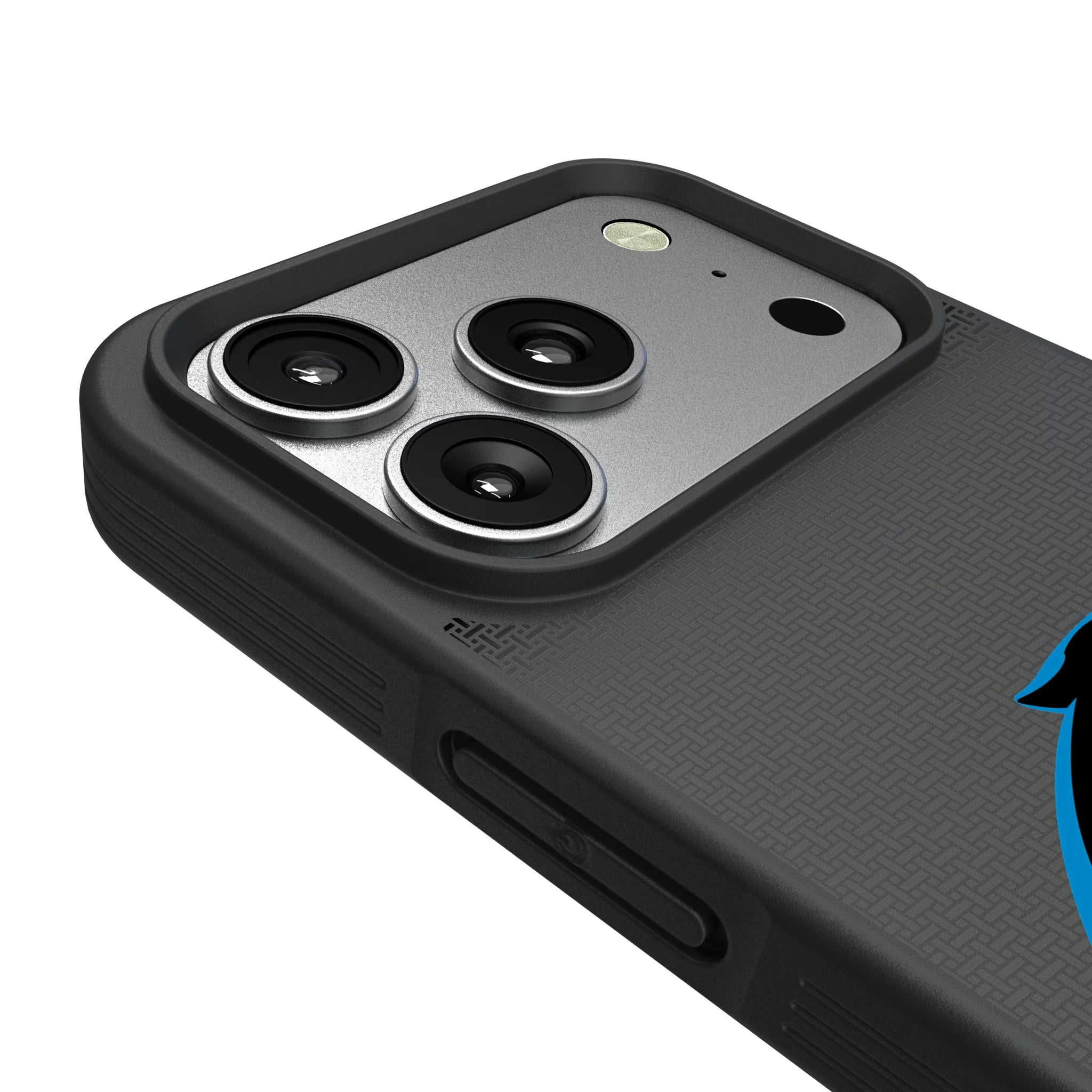 Carolina Panthers Linen iPhone Bump Phone Case for Apple iPhone - Detail#Device_iPhone 17 Pro