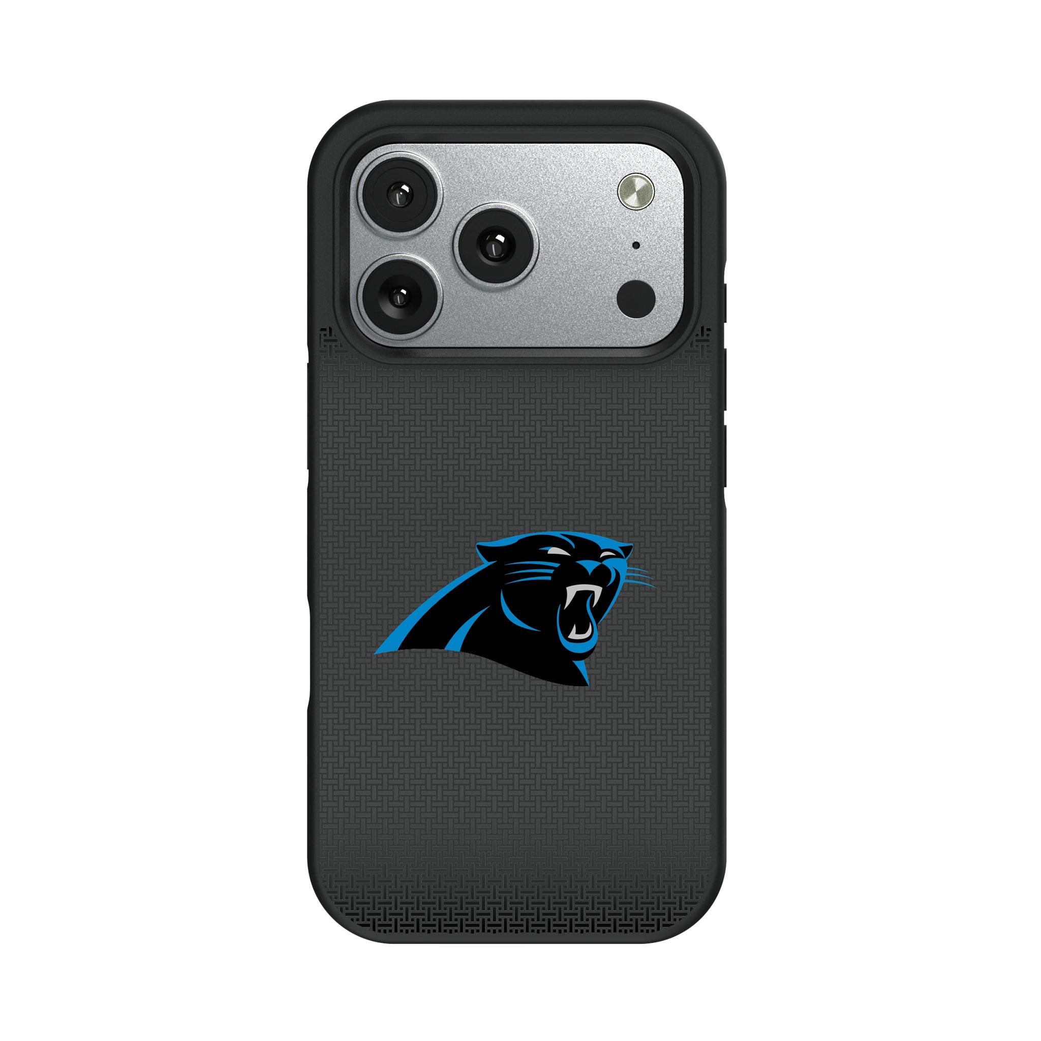 Carolina Panthers Linen iPhone Bump Phone Case for Apple iPhone#Device_iPhone 17 Pro