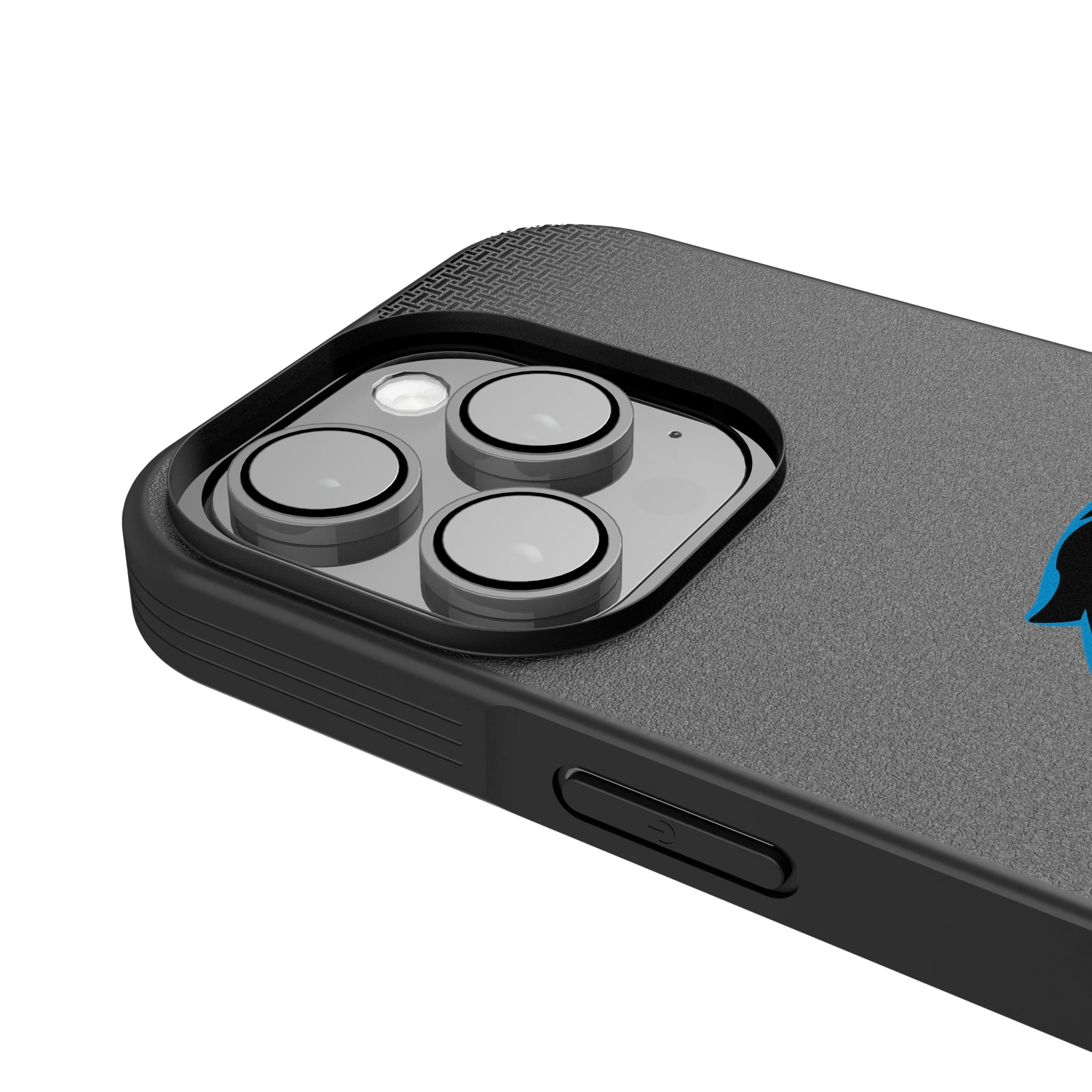 Carolina Panthers Linen iPhone Bump Phone Case for Apple iPhone - Detail