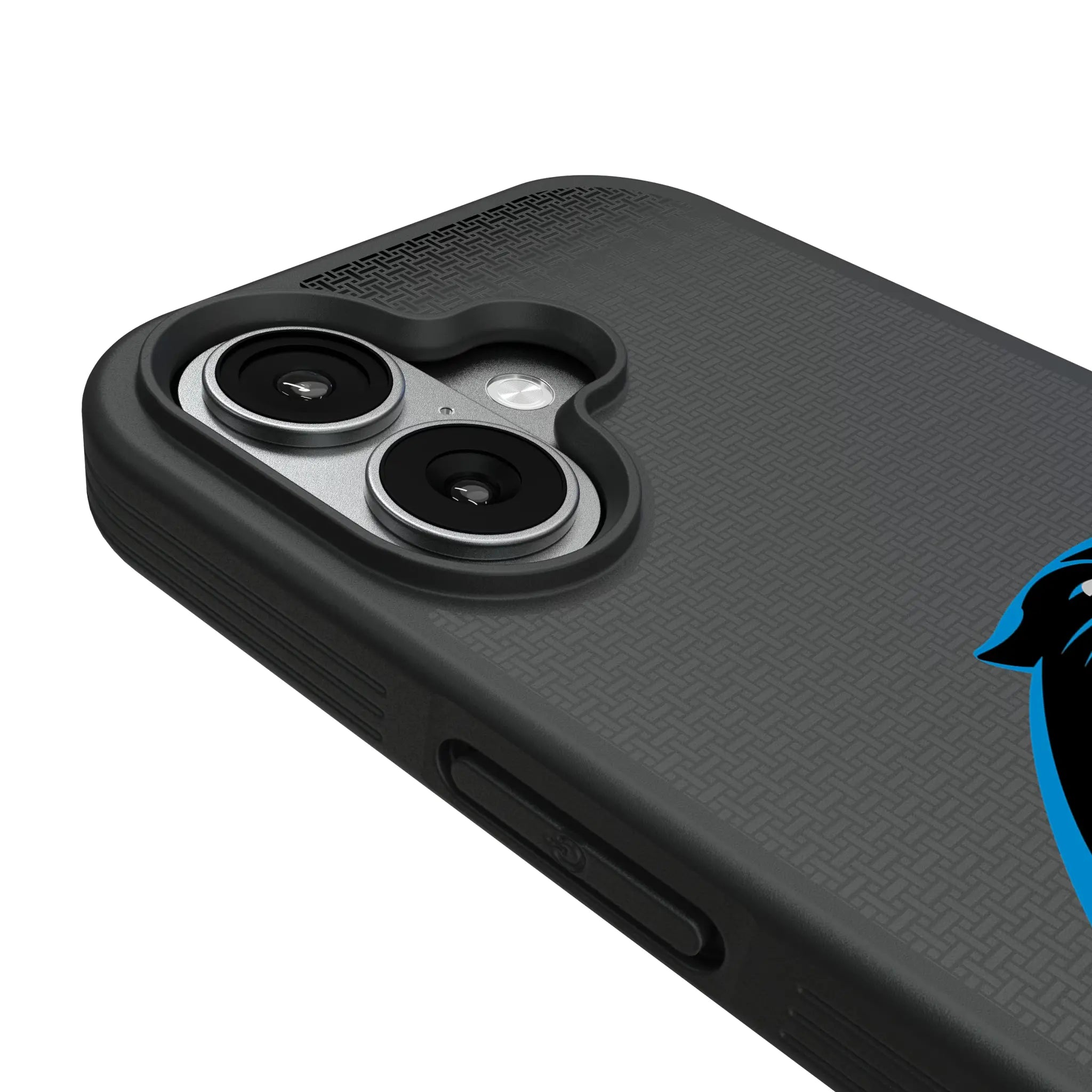 Carolina Panthers Linen iPhone Bump Phone Case for Apple iPhone - Detail#Device_iPhone 17