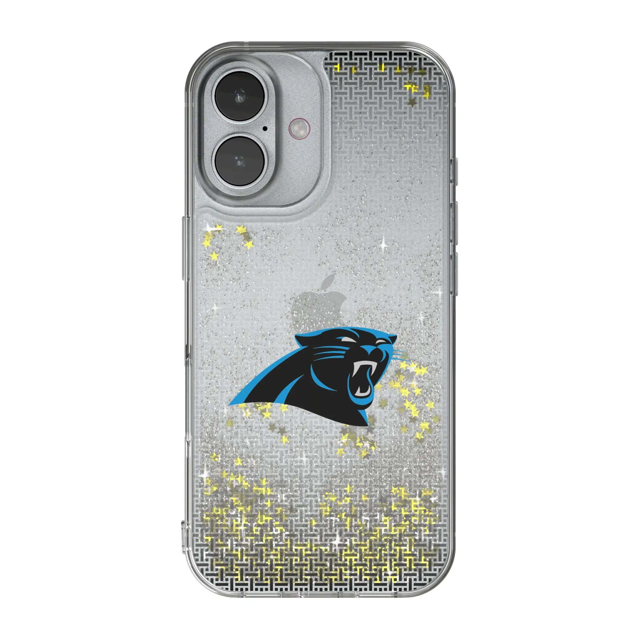 Carolina Panthers Linen iPhone Glitter Phone Case for Apple iPhone