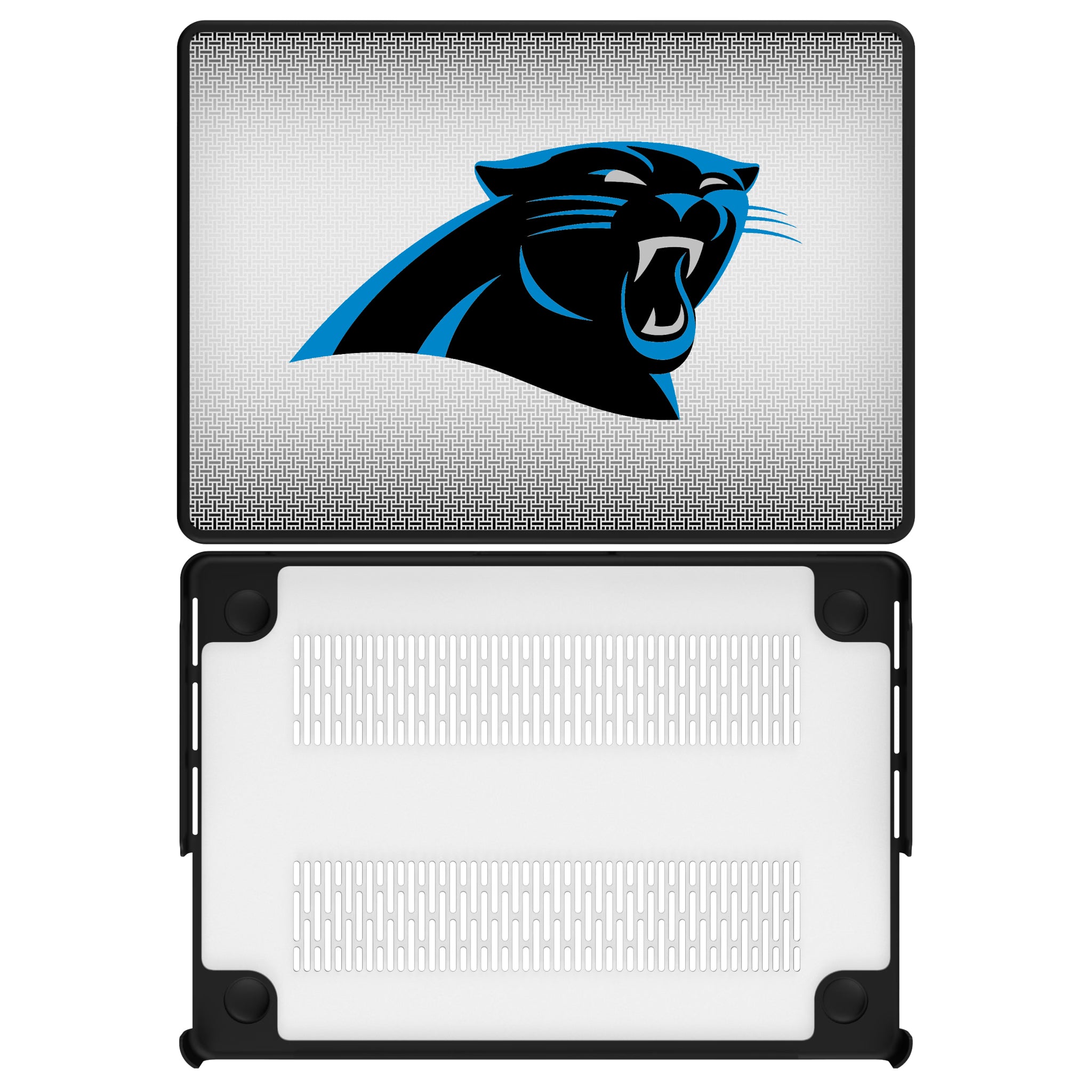 Carolina Panthers Linen MacBook Laptop Case for Apple MacBook#Device_MacBook Pro (14-inch, 2021) / MacBook Pro (14-inch, 2023) / MacBook Pro (14-inch, 2024)