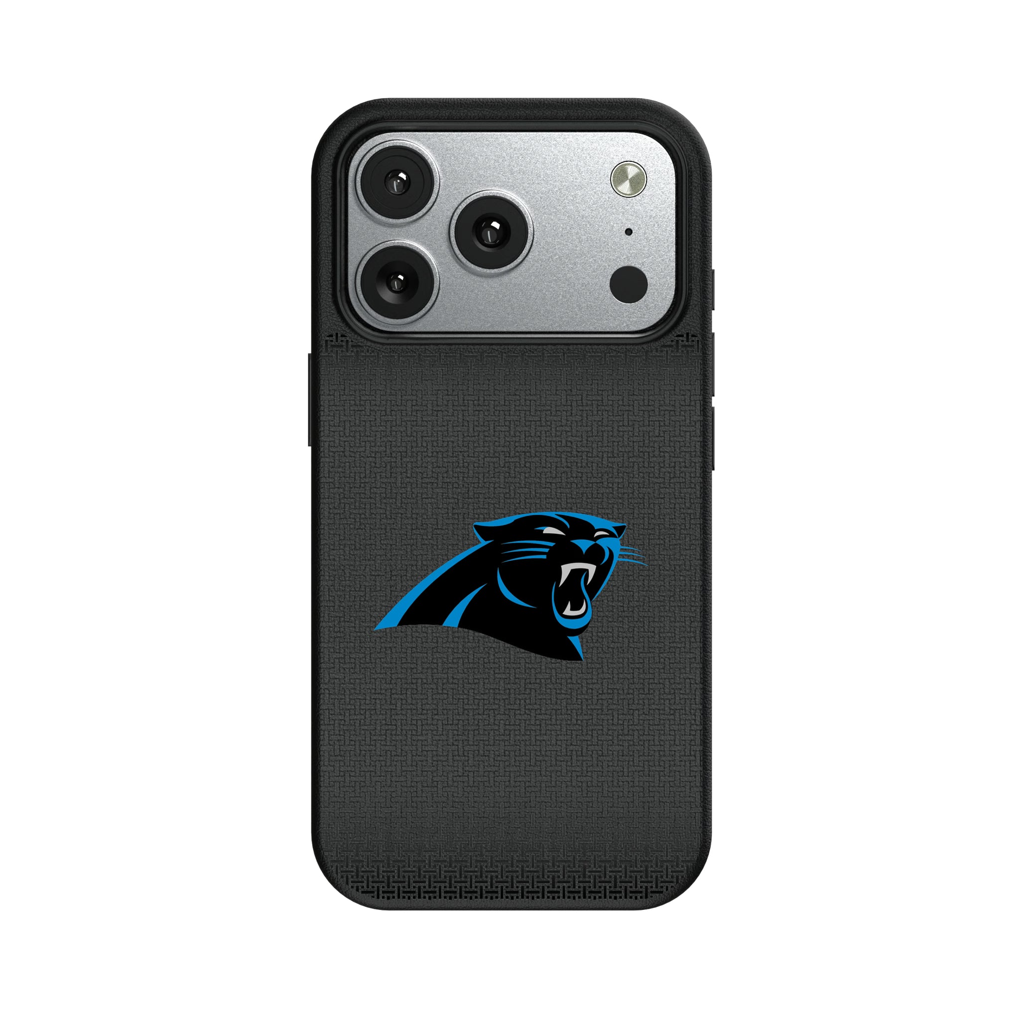 Carolina Panthers Linen iPhone MagSafe Compatible Phone Case for Apple iPhone#Device_iPhone 17 Pro
