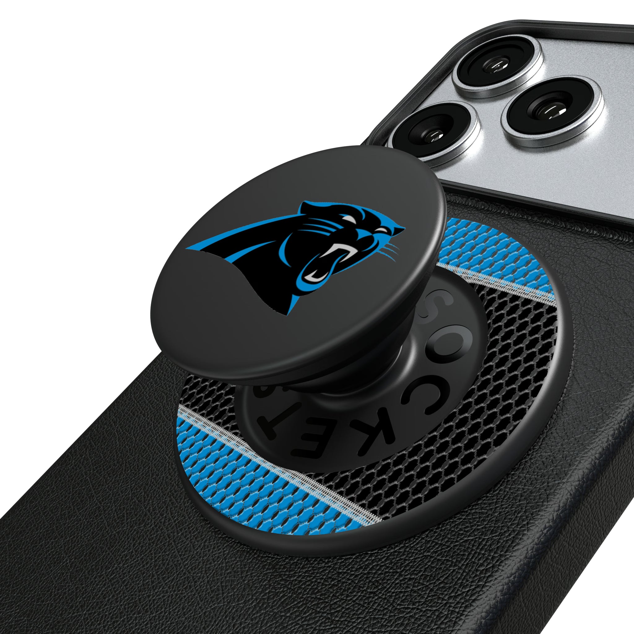 Carolina Panthers Mesh Popsockets Round Magnetic