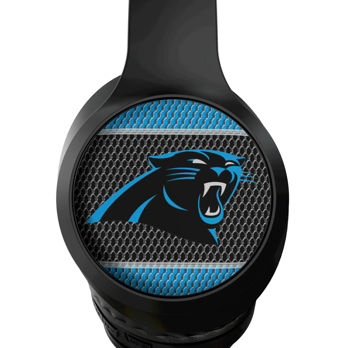 Carolina Panthers Mesh Wireless Over-Ear Headphones With Case - Detail