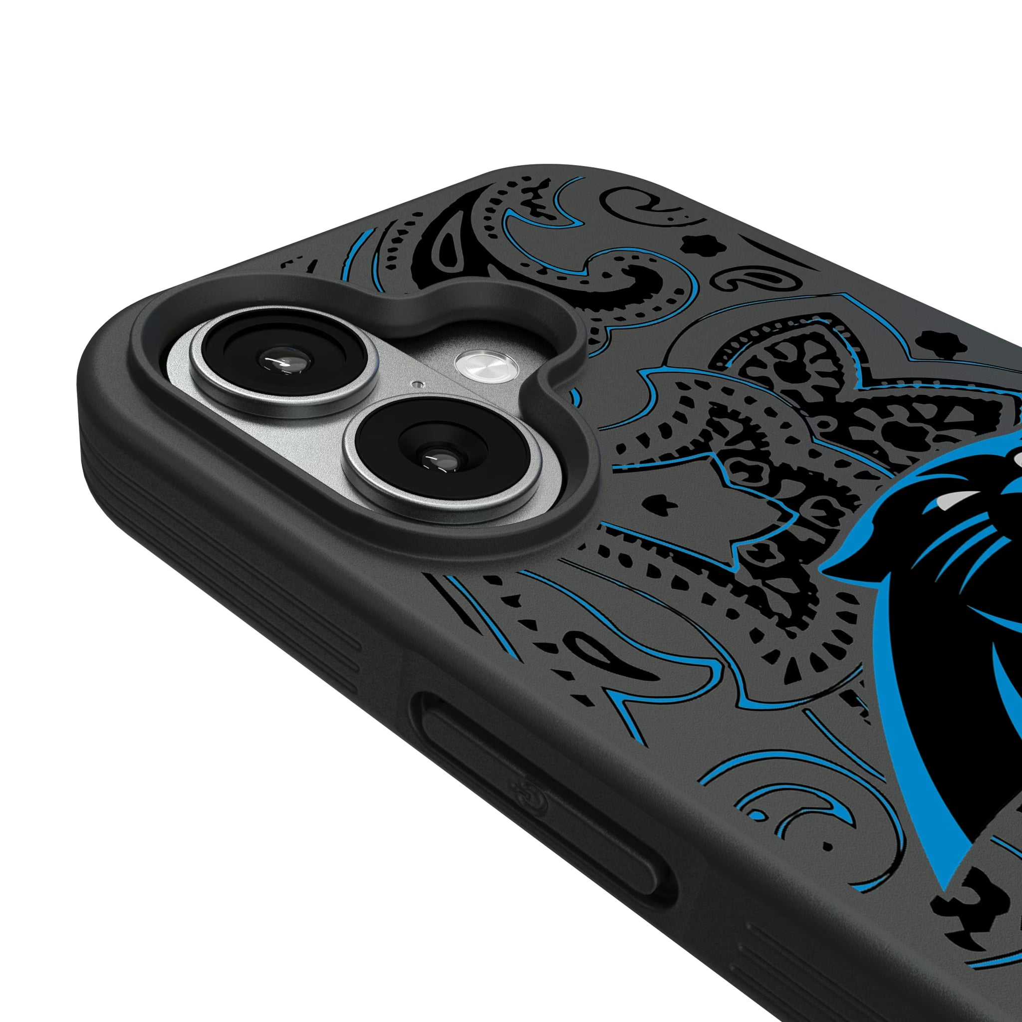 Carolina Panthers Paisley iPhone Bump Phone Case for Apple iPhone - Detail#Device_iPhone 17