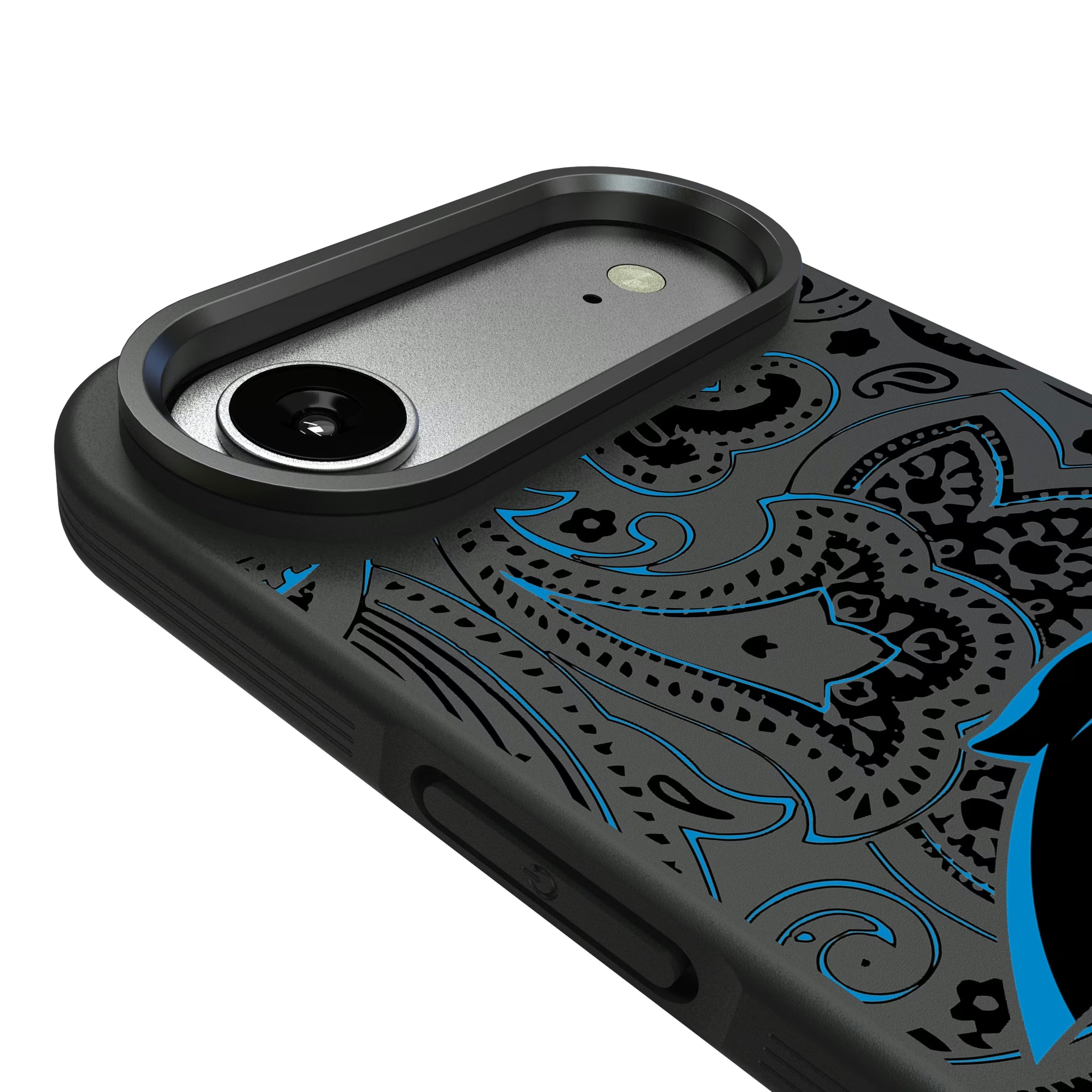Carolina Panthers Paisley iPhone Bump Phone Case for Apple iPhone - Detail#Device_iPhone Air