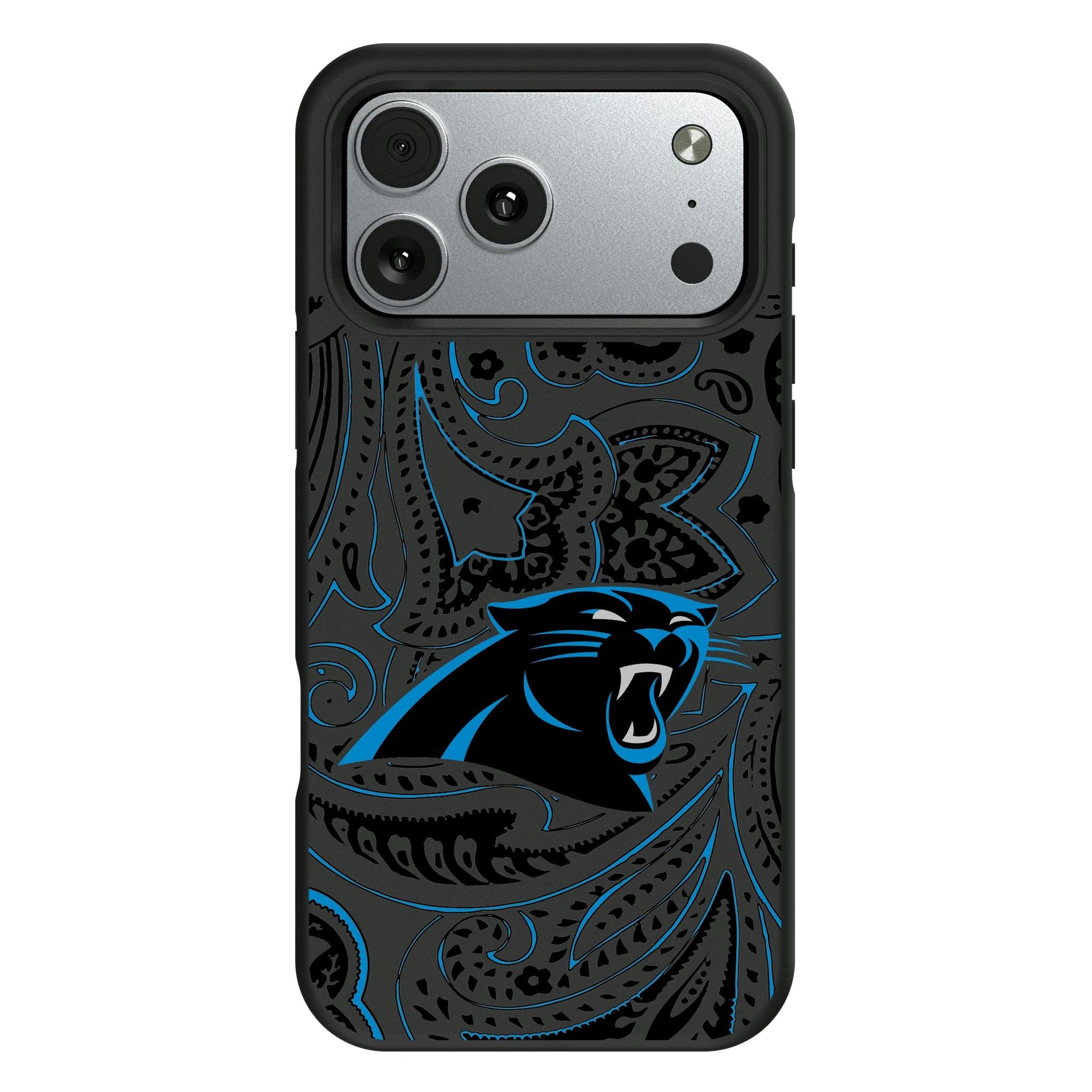 Carolina Panthers Paisley iPhone Bump Phone Case for Apple iPhone#Device_iPhone 17 Pro Max