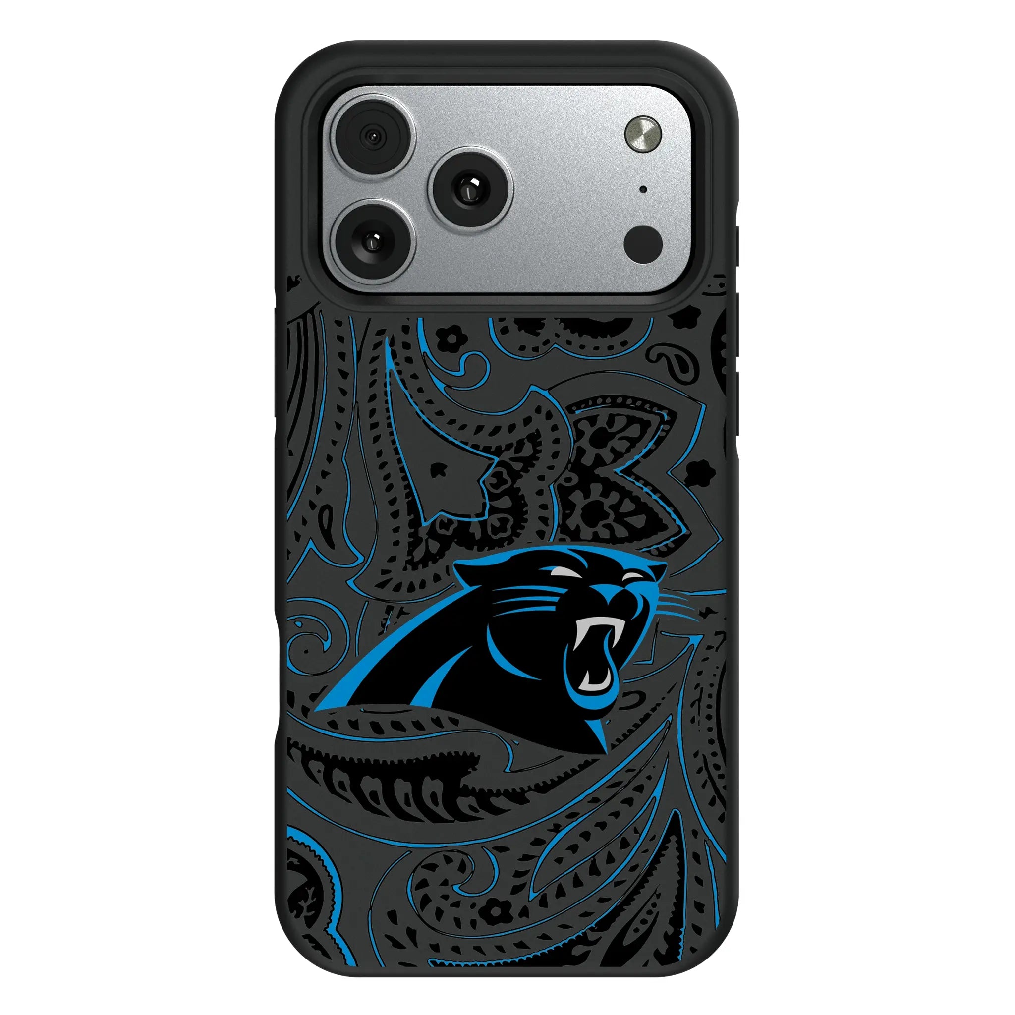 Carolina Panthers Paisley iPhone Bump Phone Case for Apple iPhone#Device_iPhone 17 Pro Max