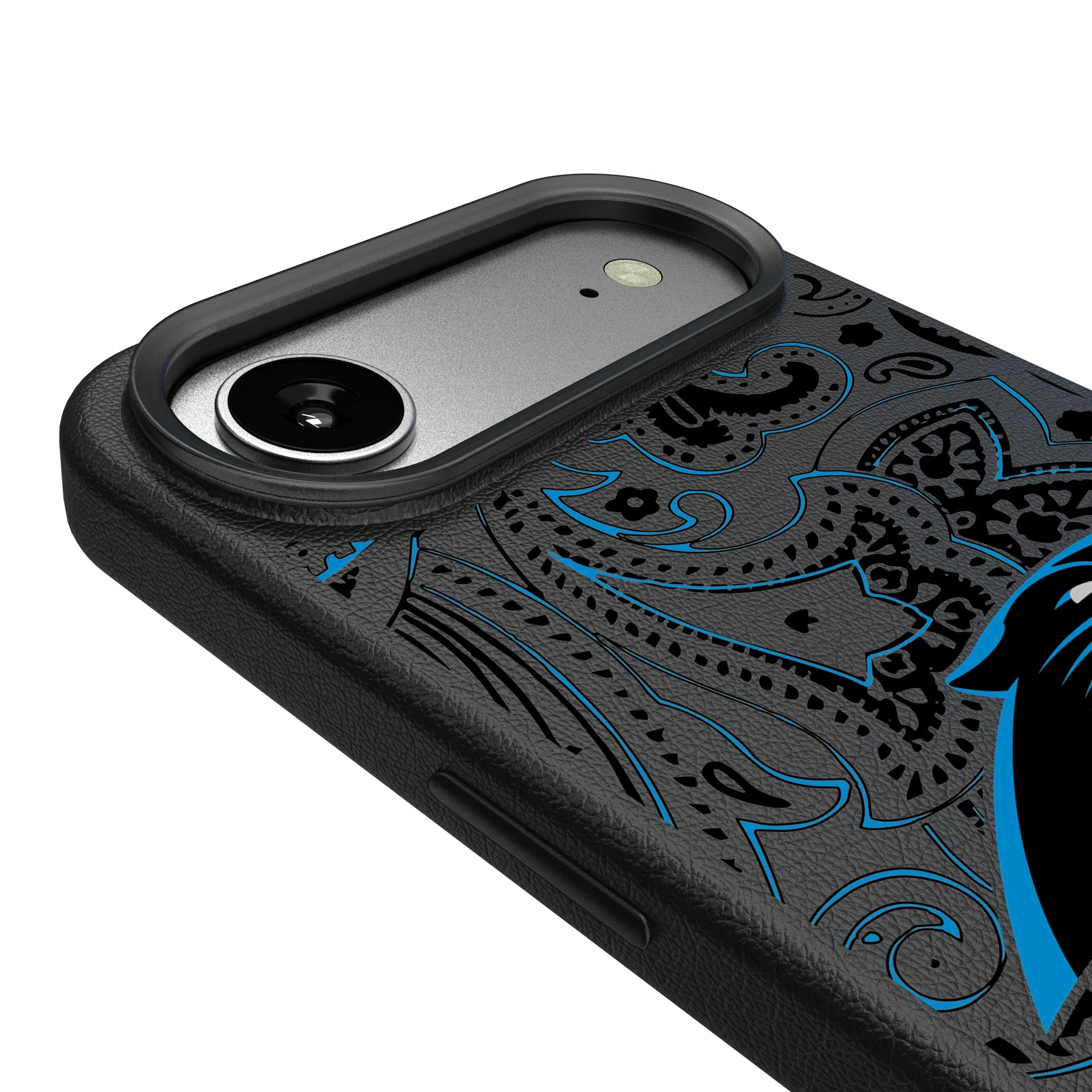 Carolina Panthers Paisley iPhone MagSafe Compatible Phone Case for Apple iPhone - Detail#Device_iPhone Air