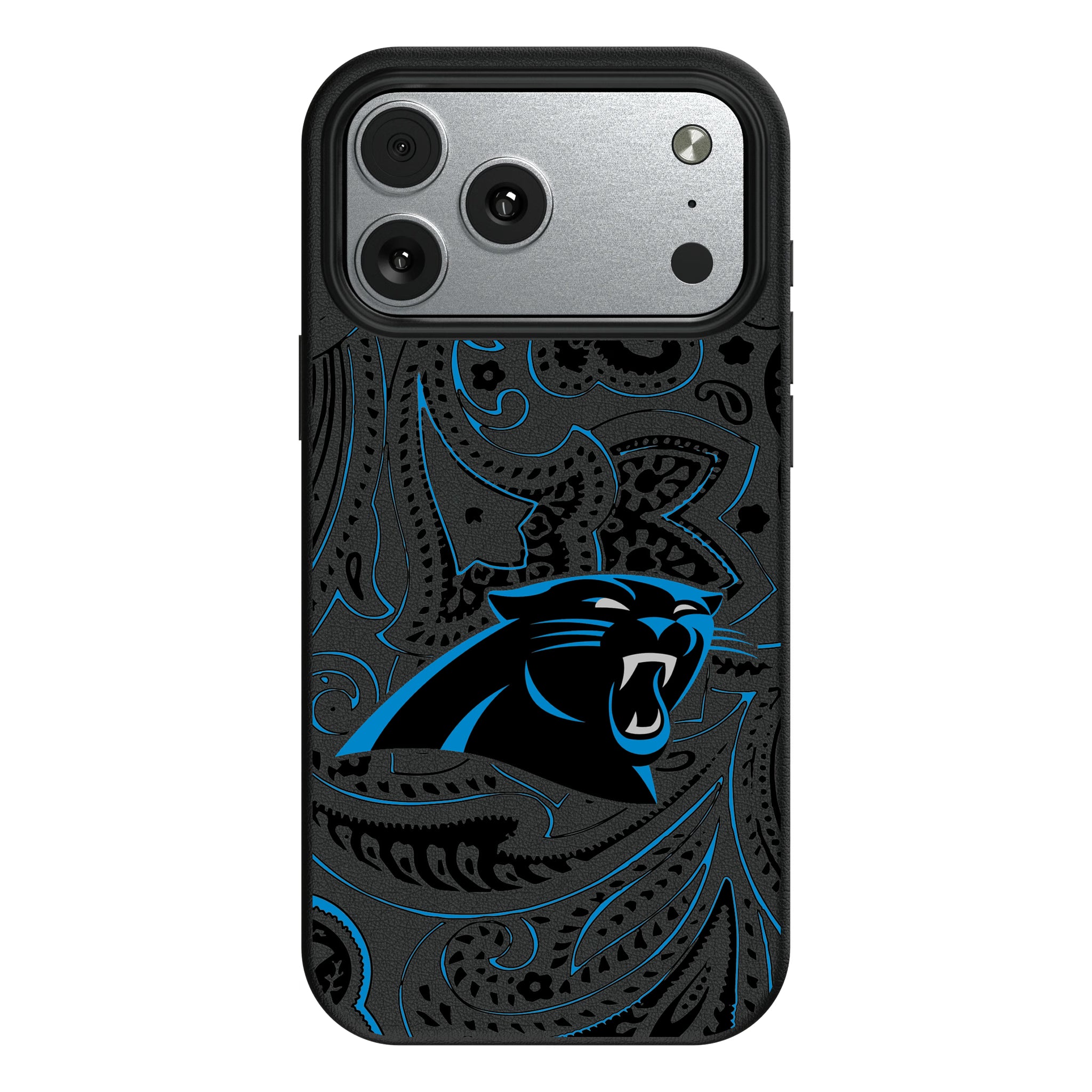 Carolina Panthers Paisley iPhone MagSafe Compatible Phone Case for Apple iPhone#Device_iPhone 17 Pro Max