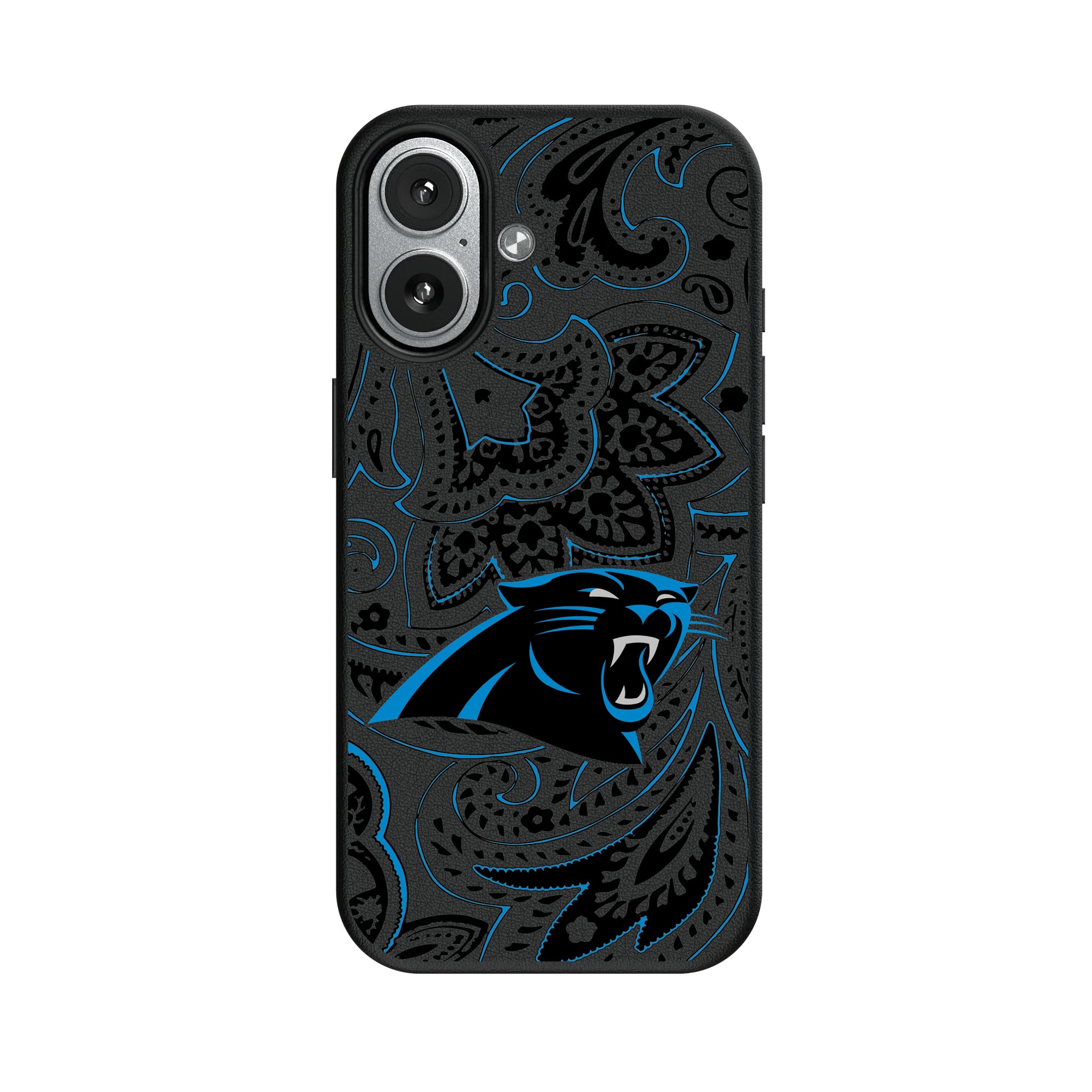 Carolina Panthers Paisley iPhone MagSafe Compatible Phone Case for Apple iPhone#Device_iPhone 17