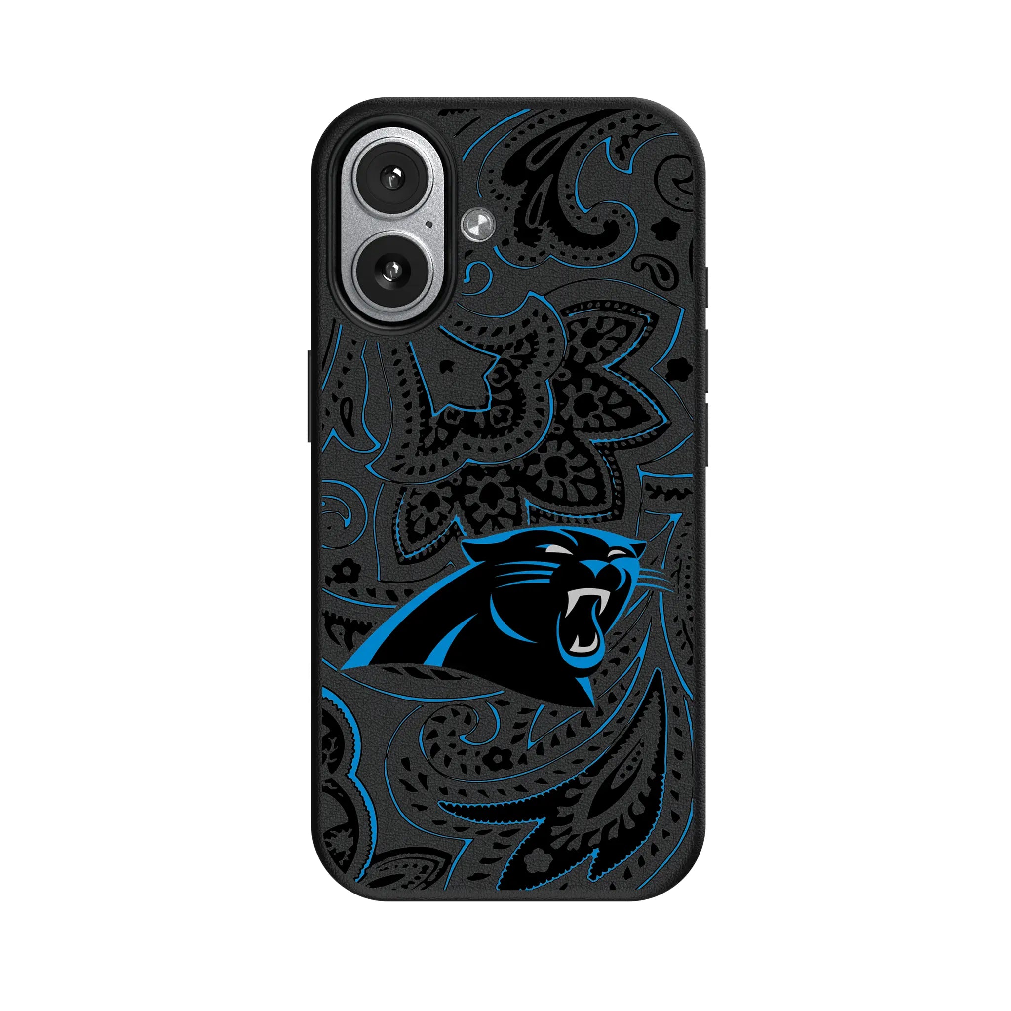 Carolina Panthers Paisley iPhone MagSafe Compatible Phone Case for Apple iPhone#Device_iPhone 17