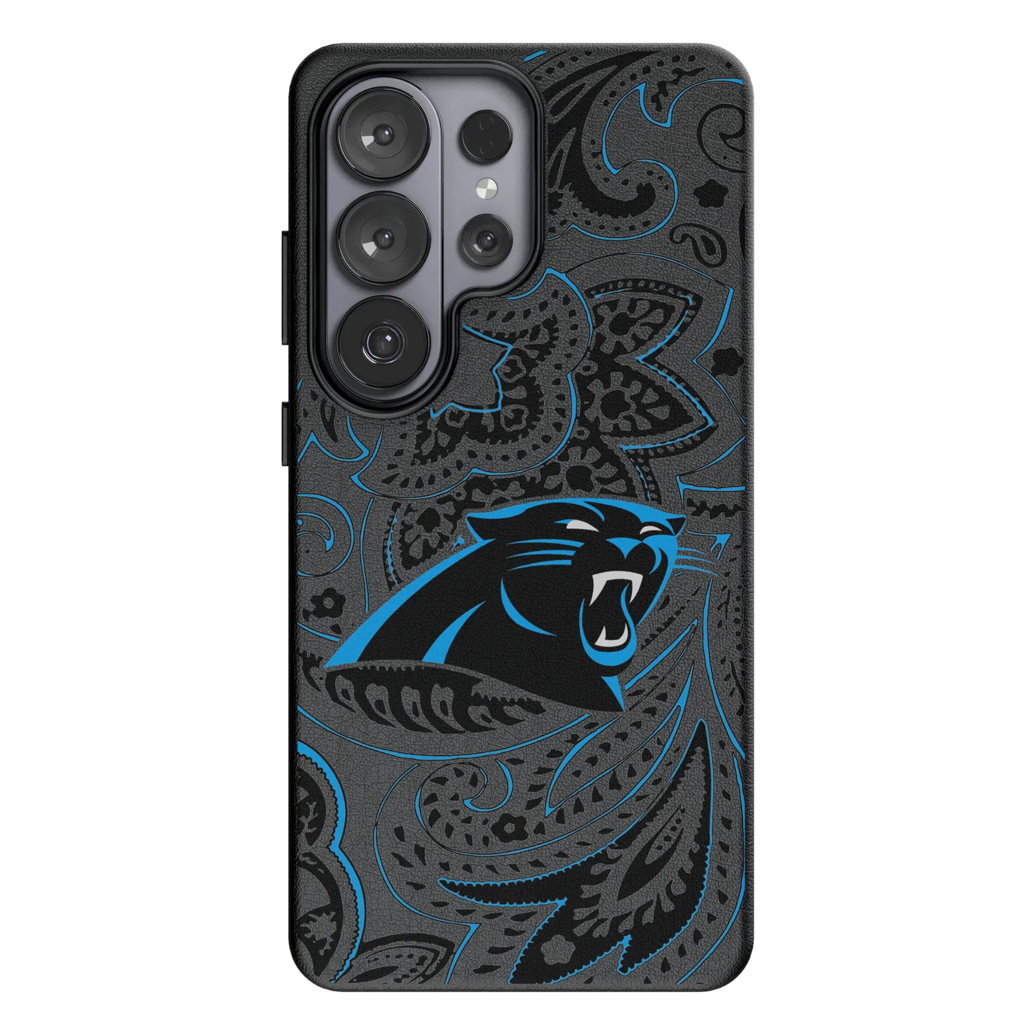 Carolina Panthers Paisley Galaxy MagSafe Compatible Phone Case for Samsung Galaxy#Device_Galaxy S26 Ultra