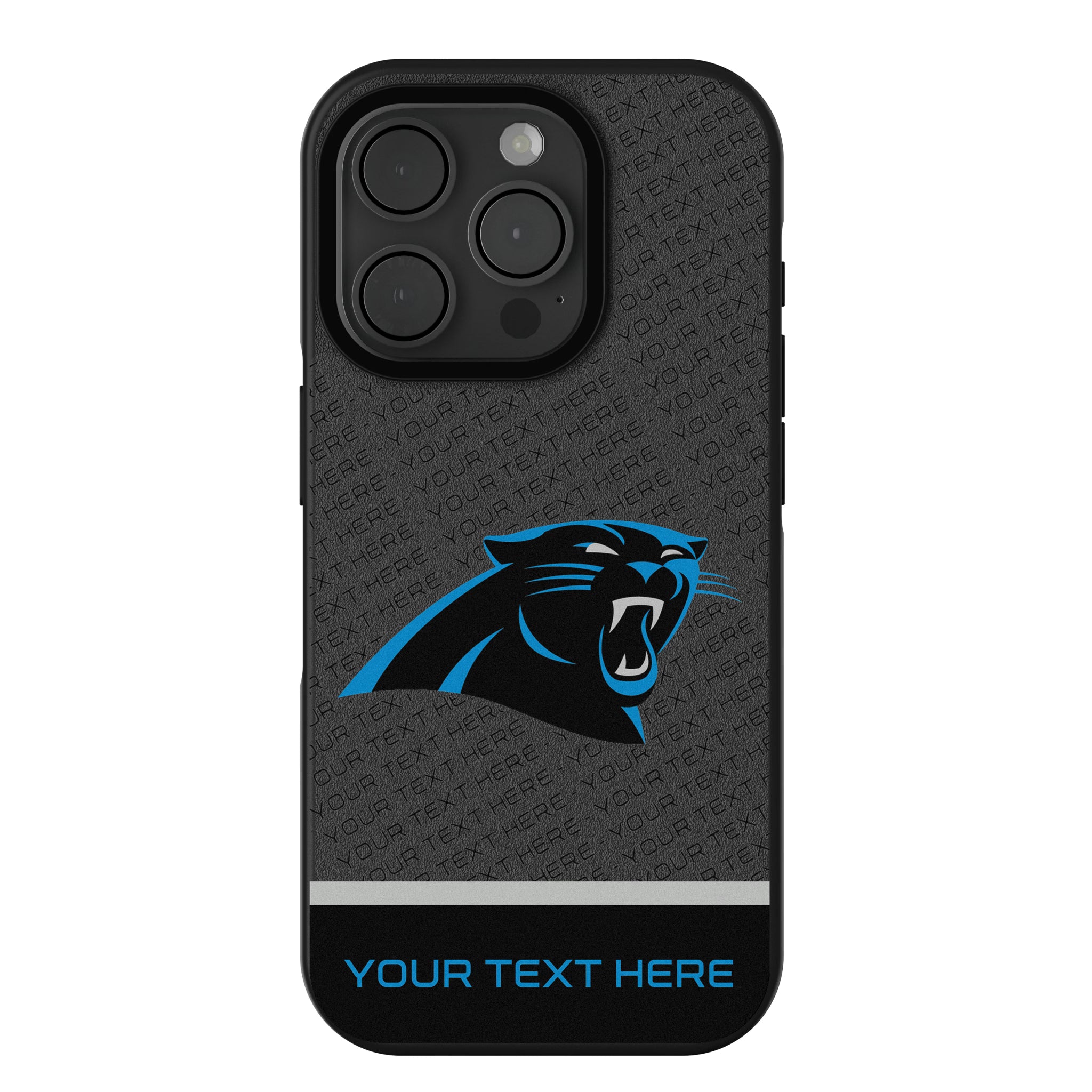 Carolina Panthers Personalized EndZone Plus iPhone Bump Phone Case for Apple iPhone