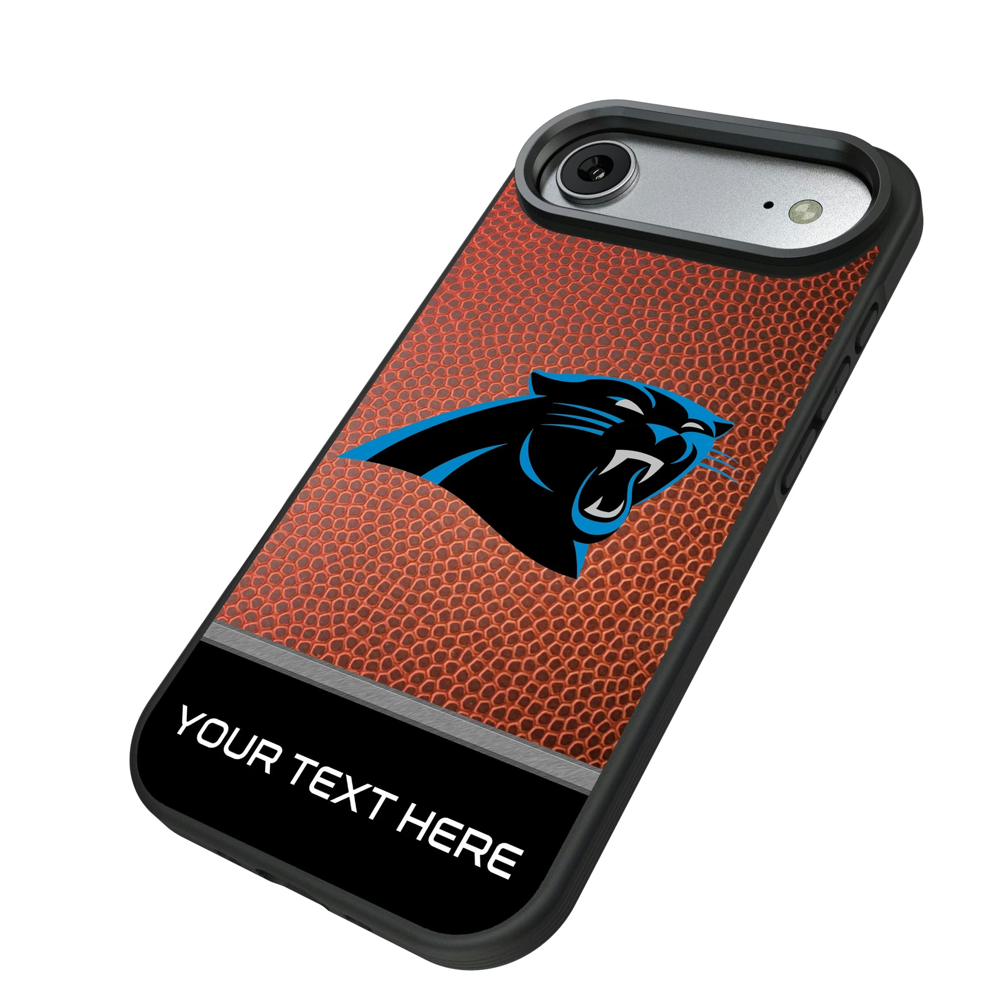 Carolina Panthers Personalized Football iPhone Bump Phone Case for Apple iPhone - Isometric View#Device_iPhone Air