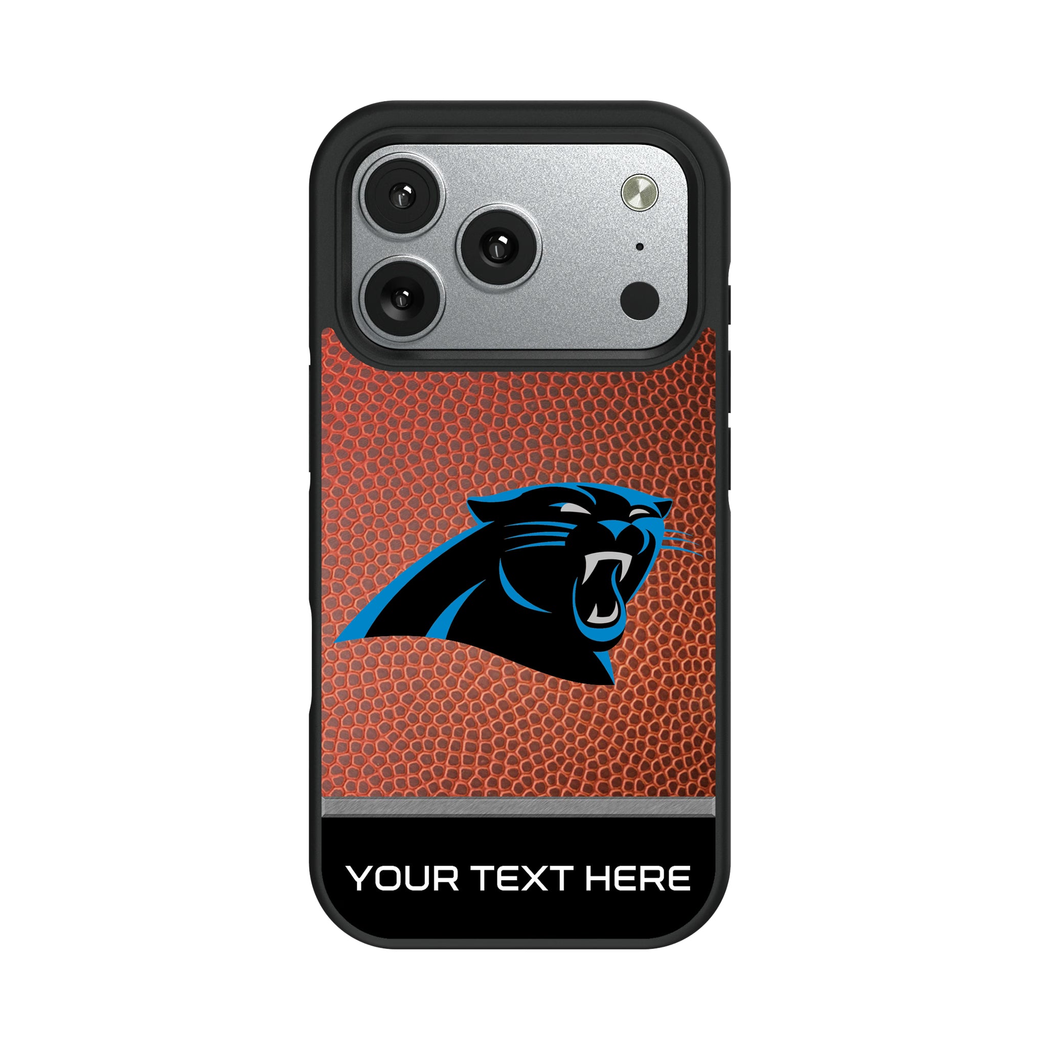 Carolina Panthers Personalized Football iPhone Bump Phone Case for Apple iPhone#Device_iPhone 17 Pro