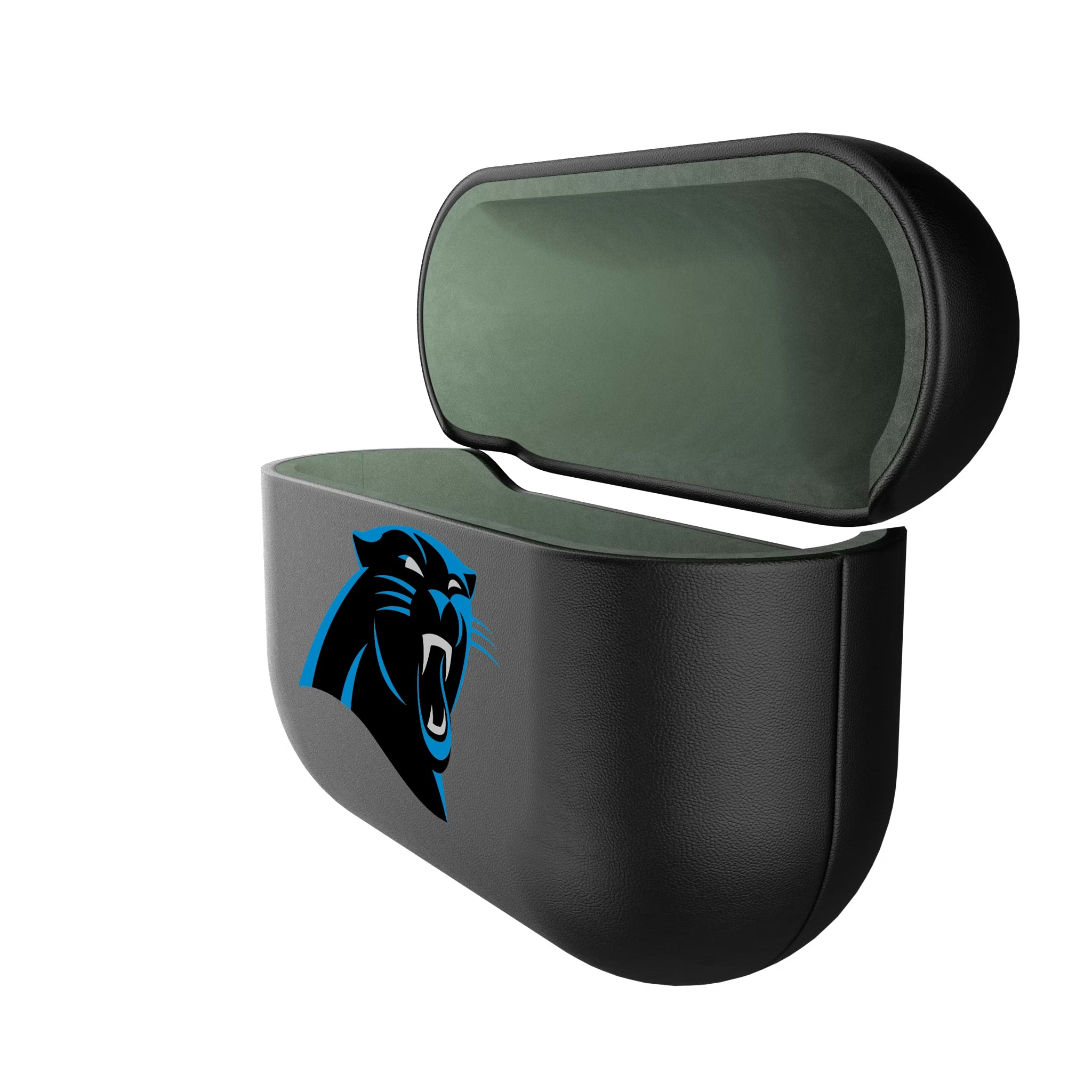 Carolina Panthers Personalized Insignia AirPods AirPod Case Cover - Isometric View#Device_AirPods Pro 1st Gen