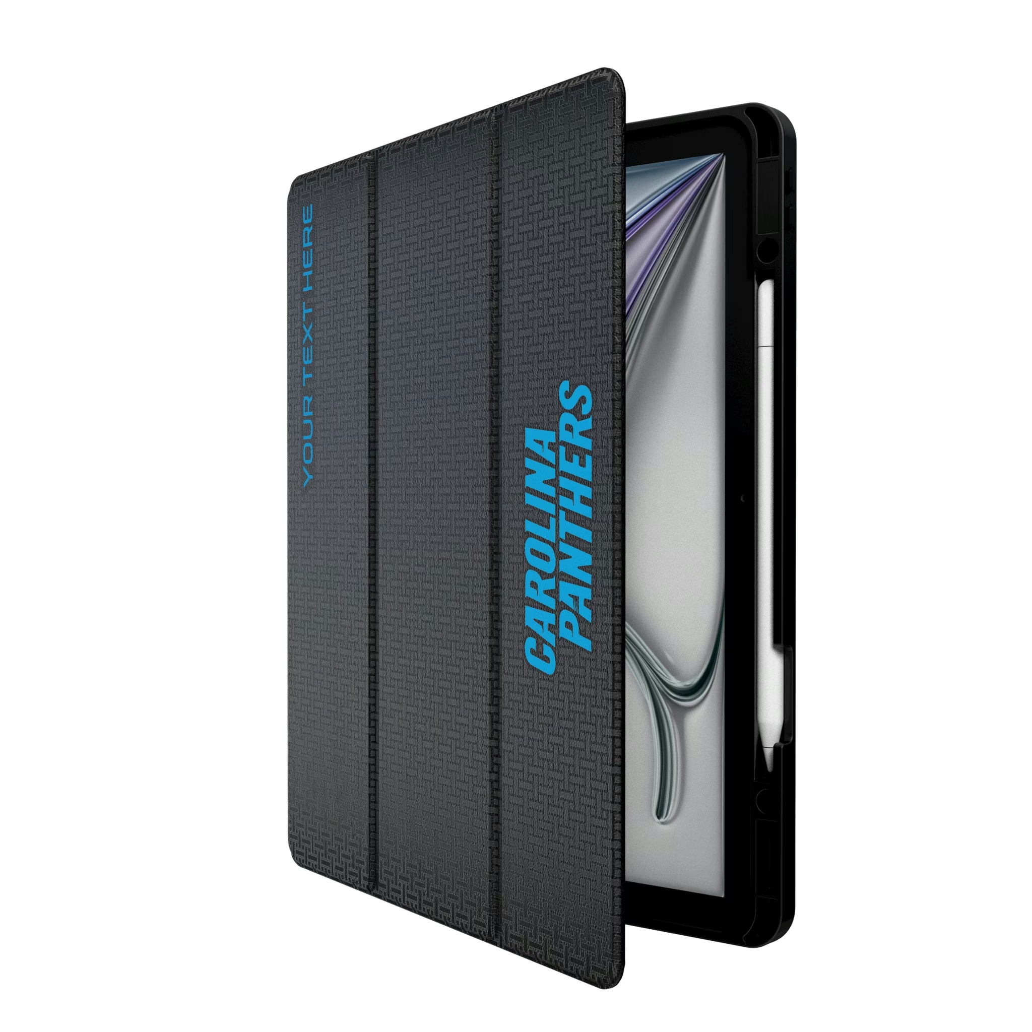 Carolina Panthers Personalized Linen iPad Tablet Case for Apple iPad