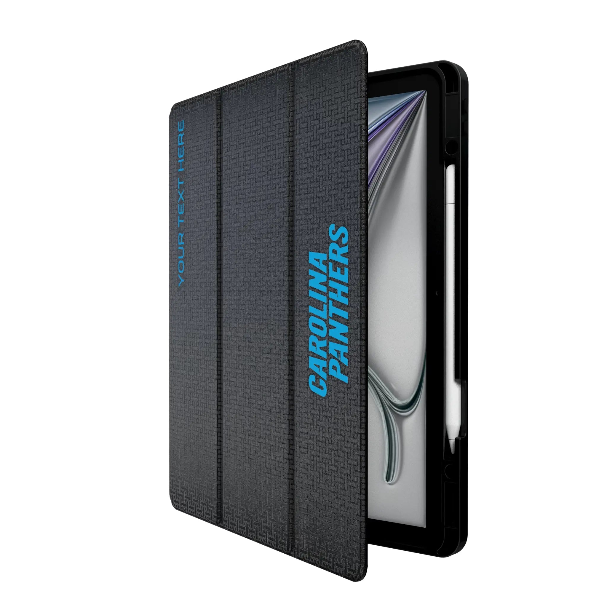 Carolina Panthers Personalized Linen iPad Tablet Case for Apple iPad