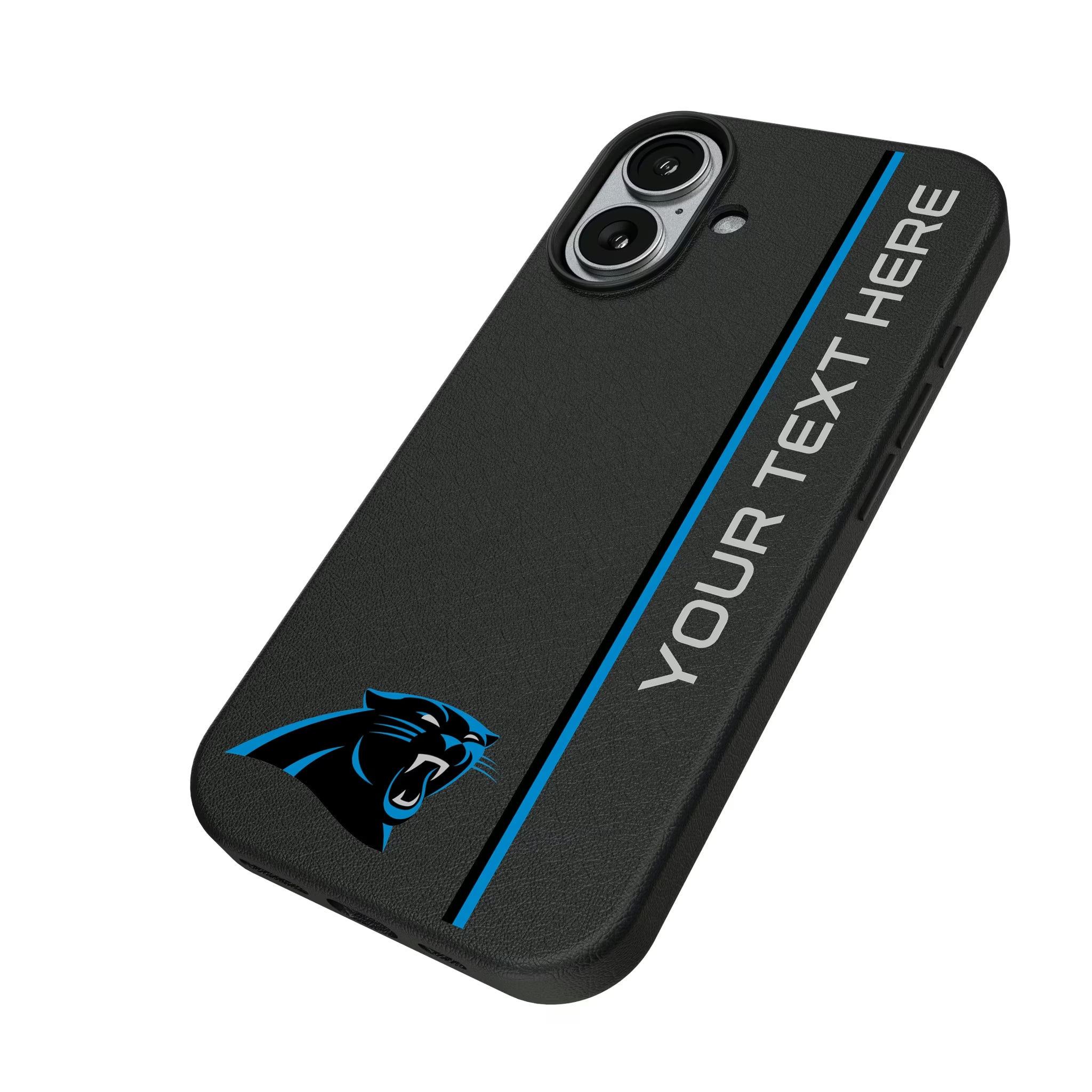 Carolina Panthers Personalized Sidebard iPhone MagSafe Compatible Phone Case for Apple iPhone - Isometric View#Device_iPhone 17