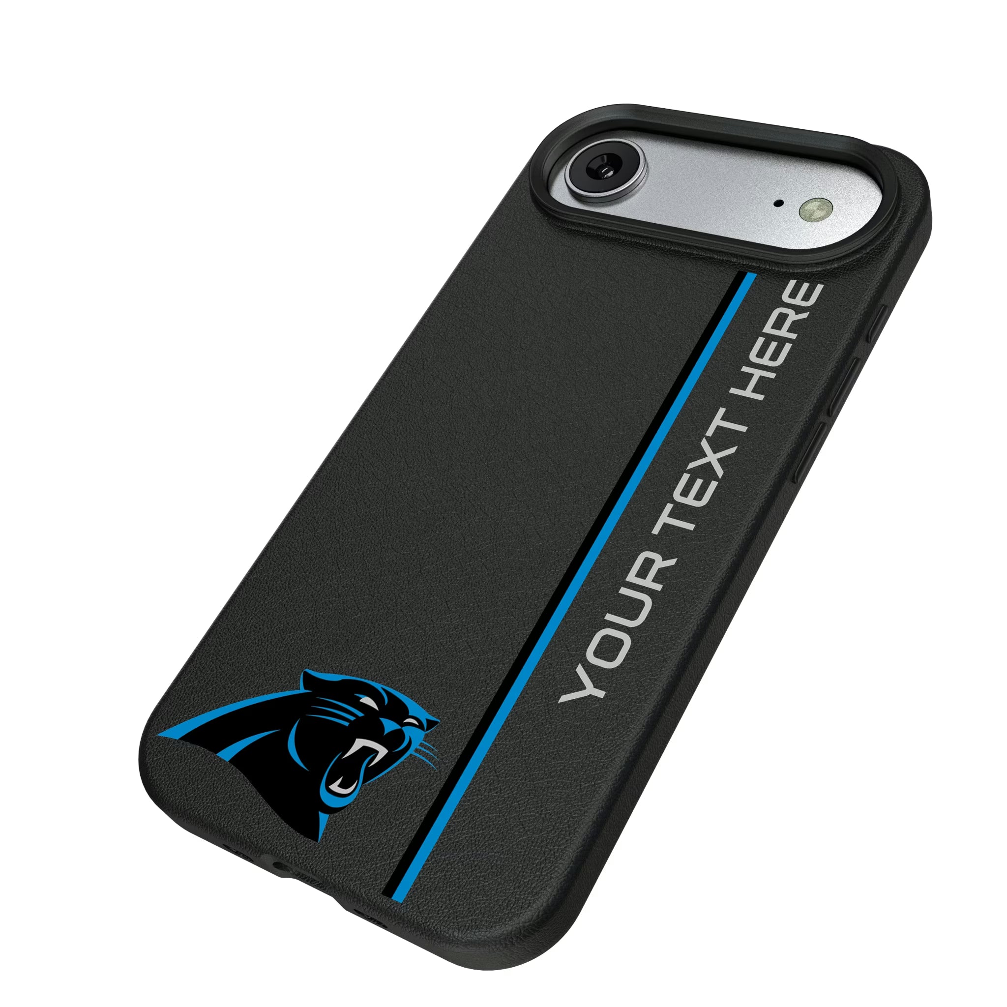 Carolina Panthers Personalized Sidebard iPhone MagSafe Compatible Phone Case for Apple iPhone - Isometric View#Device_iPhone Air