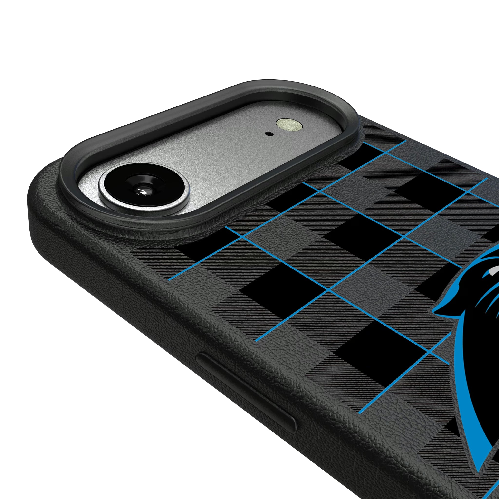 Carolina Panthers Plaid iPhone MagSafe Compatible Phone Case for Apple iPhone - Detail#Device_iPhone Air