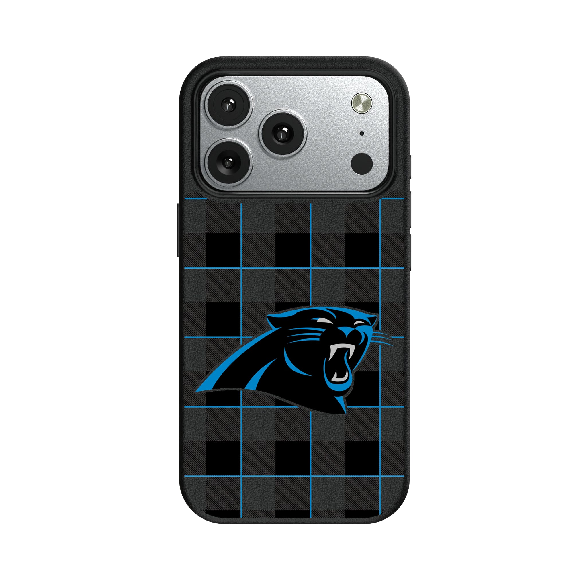 Carolina Panthers Plaid iPhone MagSafe Compatible Phone Case for Apple iPhone#Device_iPhone 17 Pro