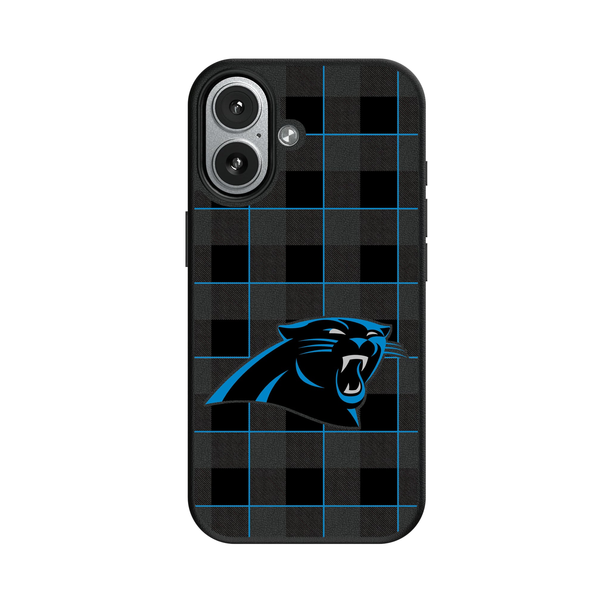 Carolina Panthers Plaid iPhone MagSafe Compatible Phone Case for Apple iPhone#Device_iPhone 17