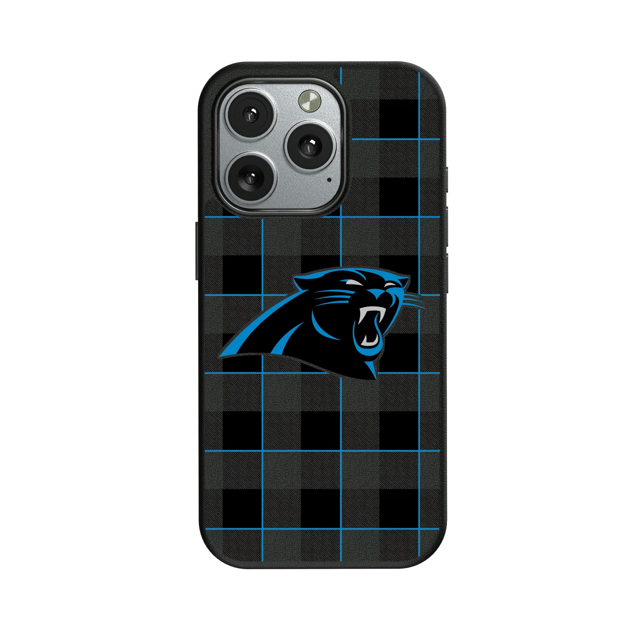 Carolina Panthers Plaid iPhone MagSafe Compatible Phone Case for Apple iPhone