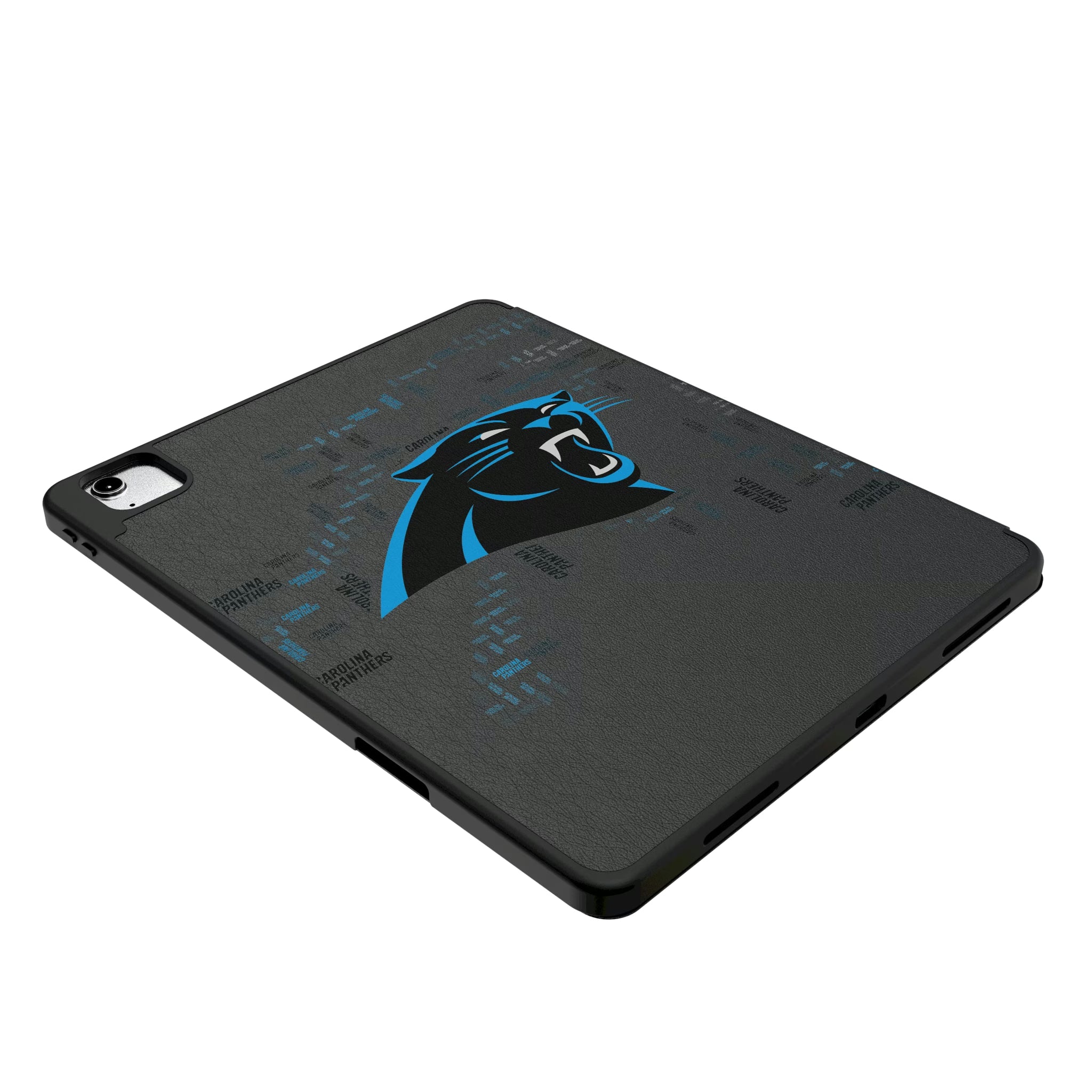 Carolina Panthers Quadtile iPad Tablet Case for Apple iPad - Isometric View