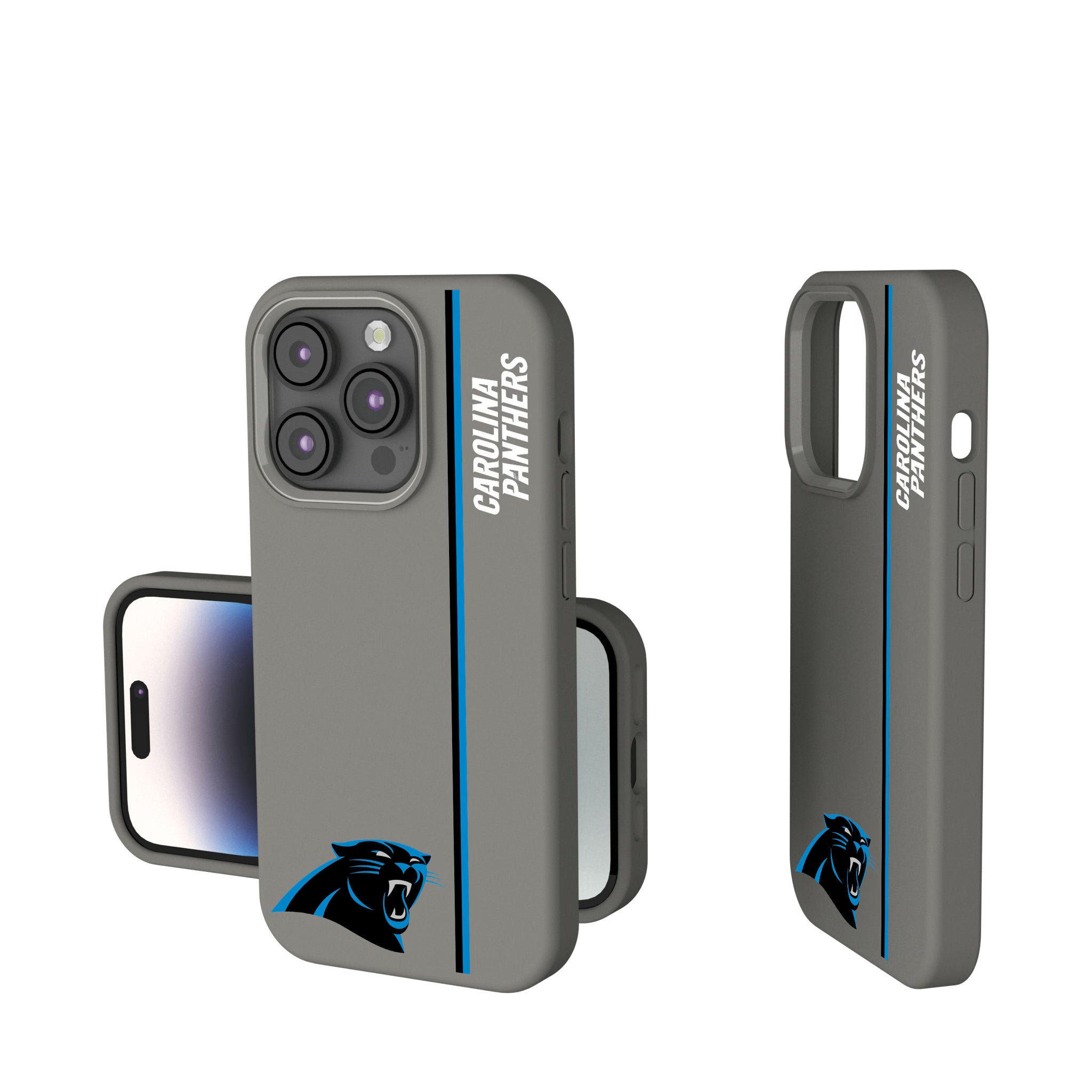 Carolina Panthers Sidebar iPhone Soft Touch Phone Case for Apple iPhone
