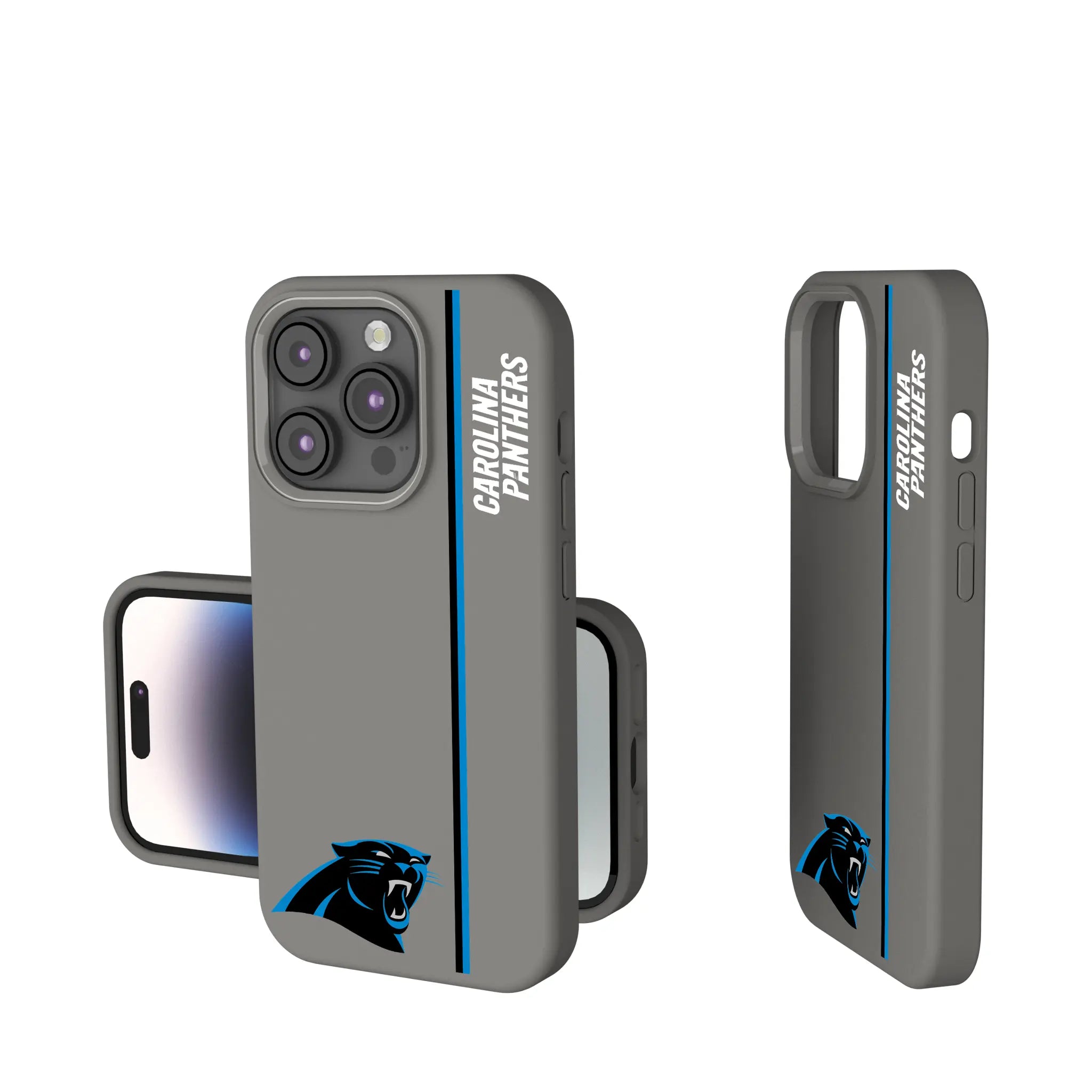 Carolina Panthers Sidebar iPhone Soft Touch Phone Case for Apple iPhone