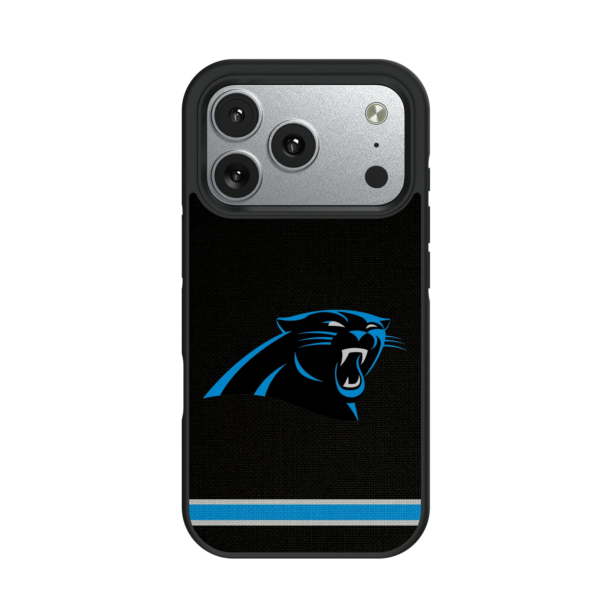 Carolina Panthers Stripe iPhone Bump Phone Case for Apple iPhone#Device_iPhone 17 Pro